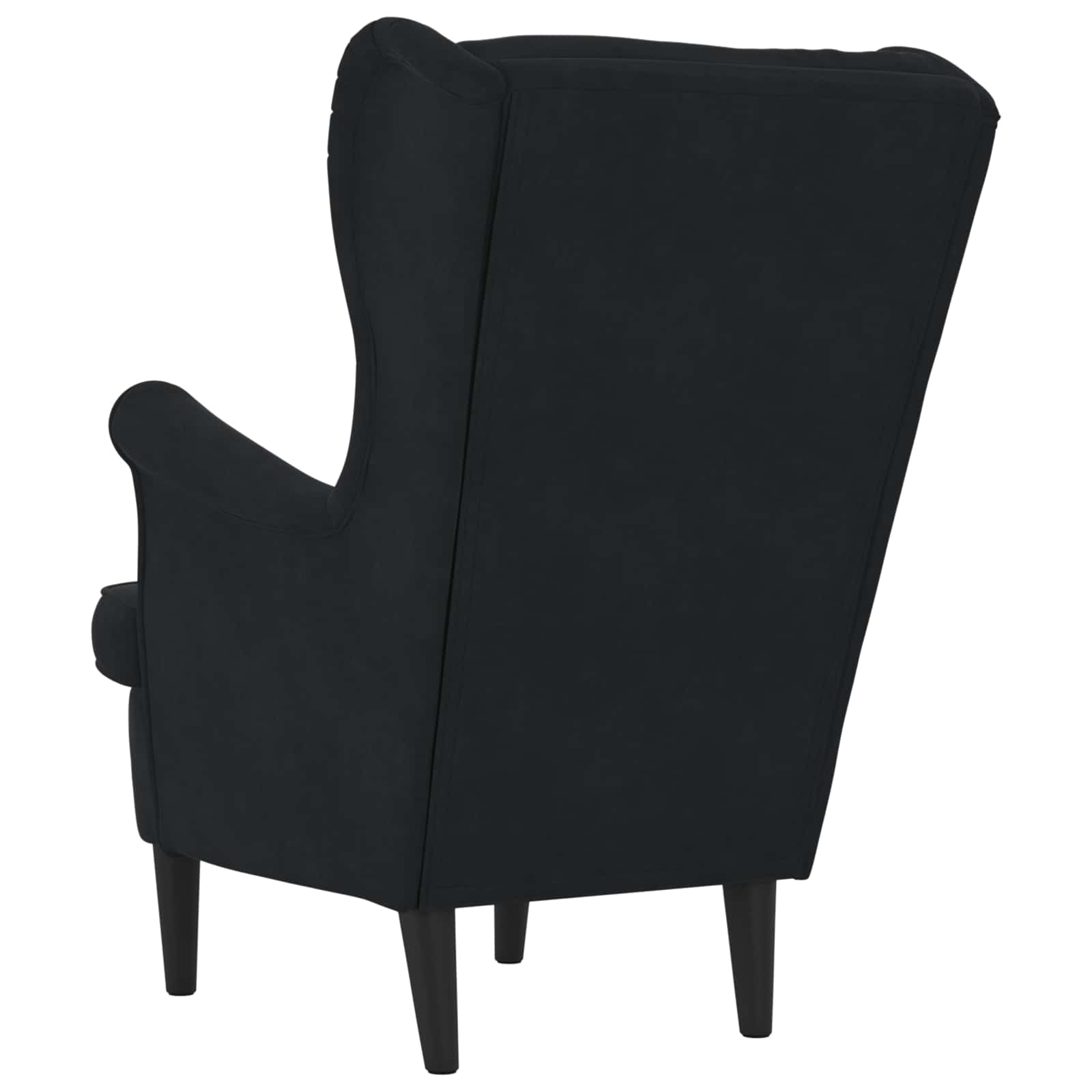 Fauteuil Zwart Fluweel