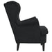 Fauteuil Zwart Fluweel