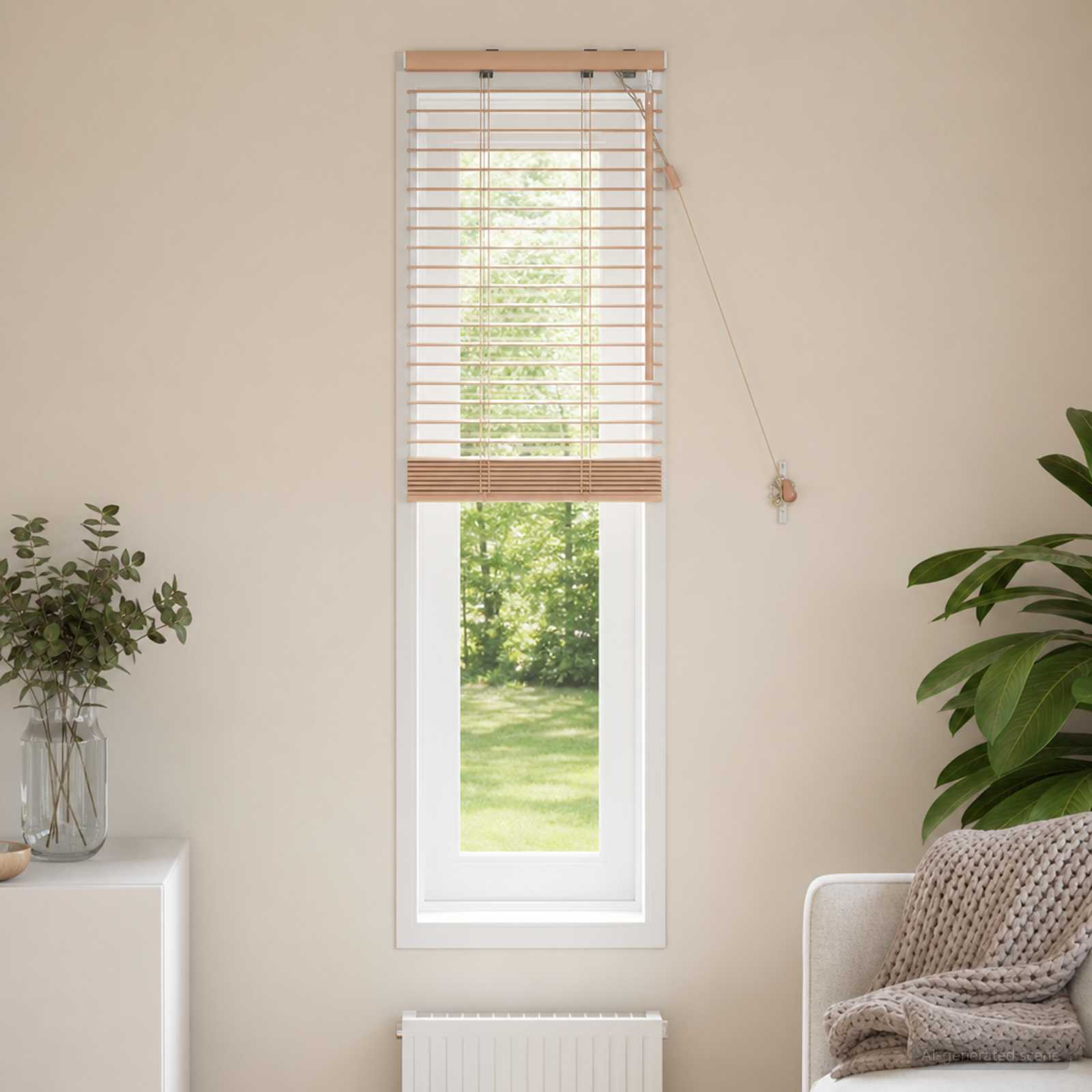 Venetiaanse jaloezie Eiken Look 40 x 130 cm 35 mm
