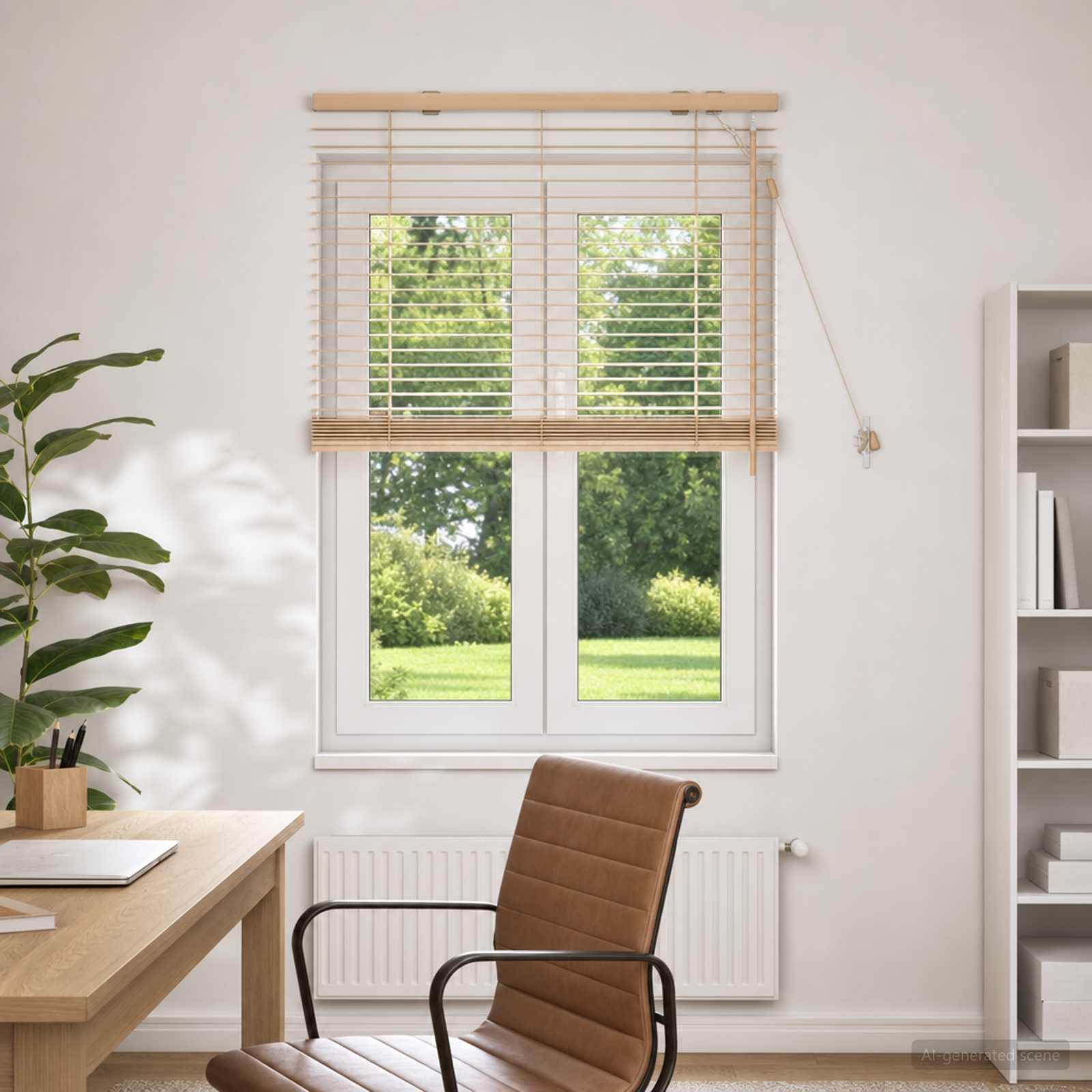Venetiaanse jaloezie Eiken Look 75 x 130 cm 35 mm