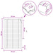 Venetiaanse jaloezie Eiken Look 70 x 130 cm 35 mm