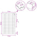 Venetiaanse jaloezie Eiken Look 75 x 130 cm 35 mm
