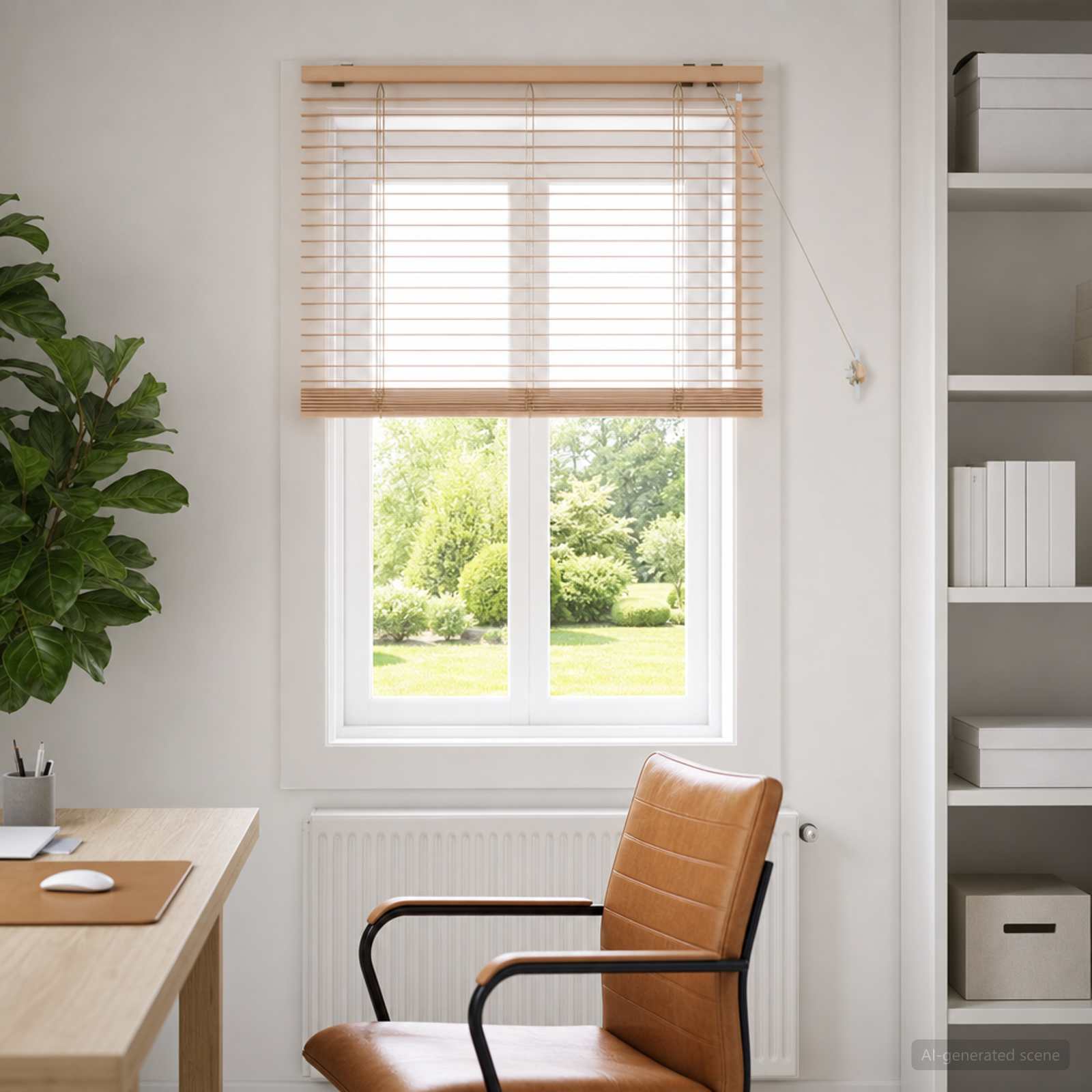 Venetiaanse jaloezie Eiken Look 85 x 160 cm 35 mm
