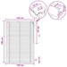 Venetiaanse jaloezie Eiken Look 120 x 160 cm 35 mm