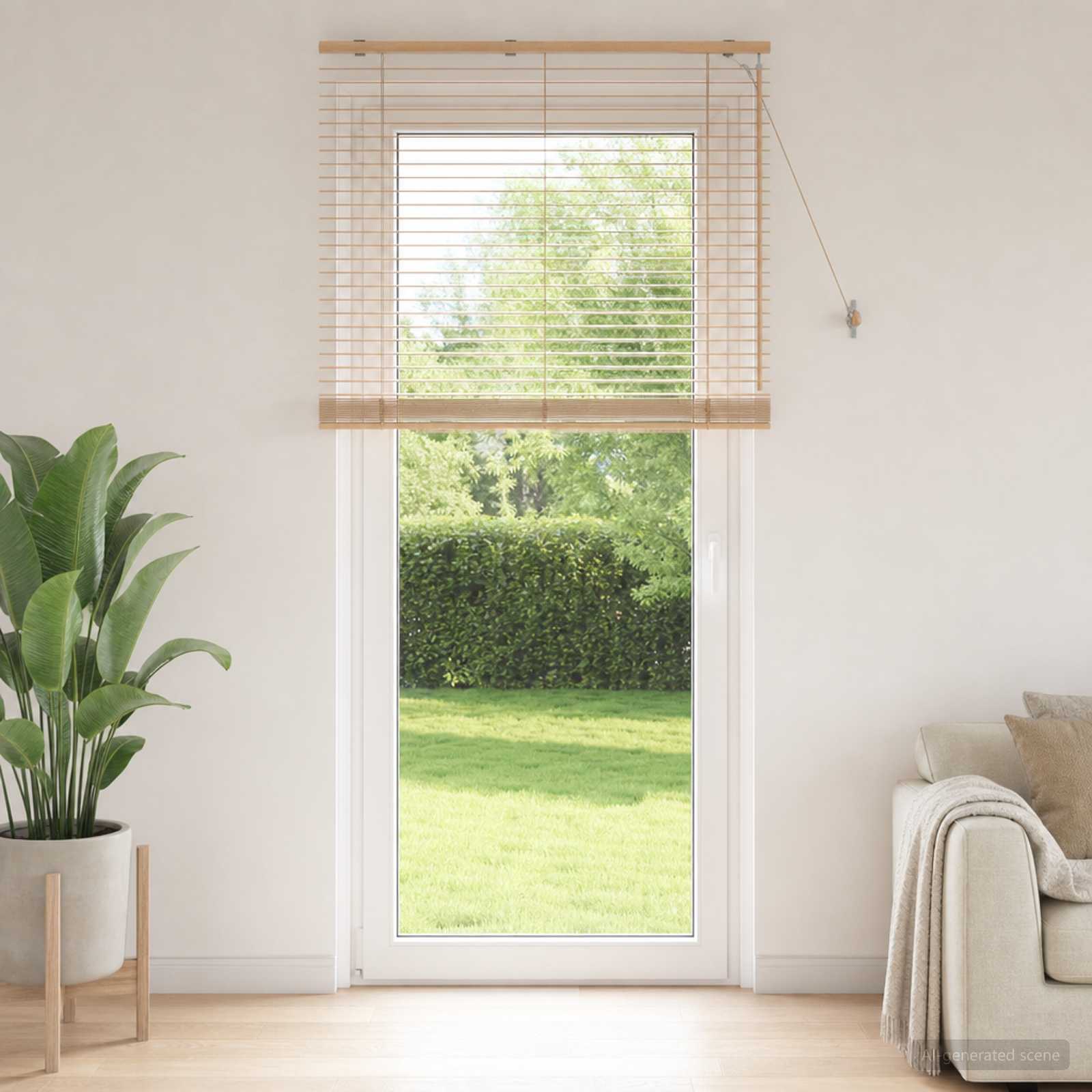Venetiaanse jaloezie Eiken Look 105 x 250 cm 35 mm