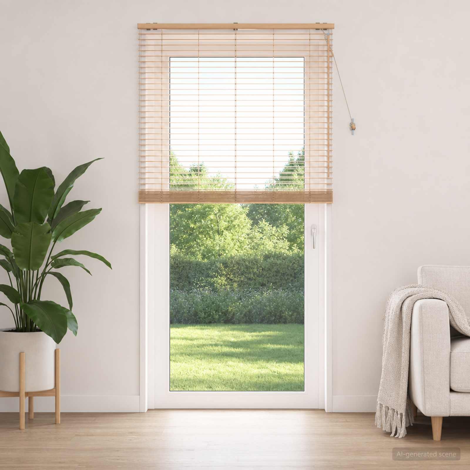 Venetiaanse jaloezie Eiken Look 140 x 250 cm 35 mm