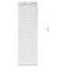 Venetiaanse jaloezie Wit 40 x 130 cm 35 mm