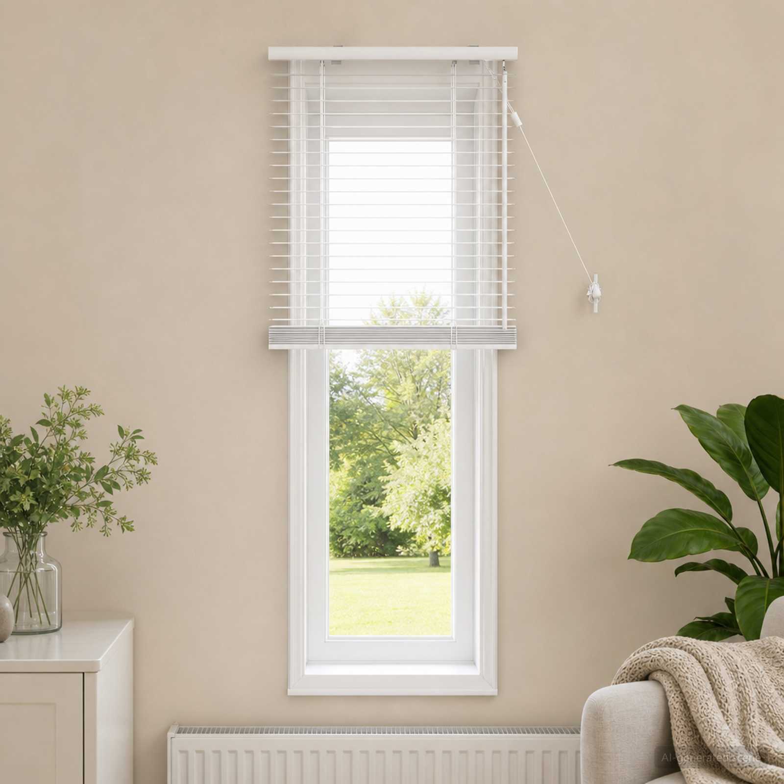 Venetiaanse jaloezie Wit 65 x 130 cm 35 mm