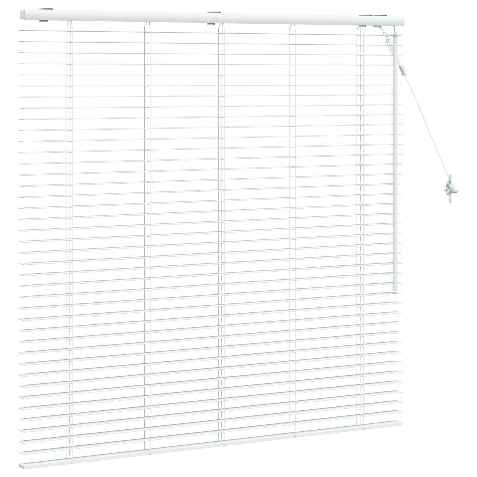Venetiaanse jaloezie Wit 135 x 130 cm 35 mm