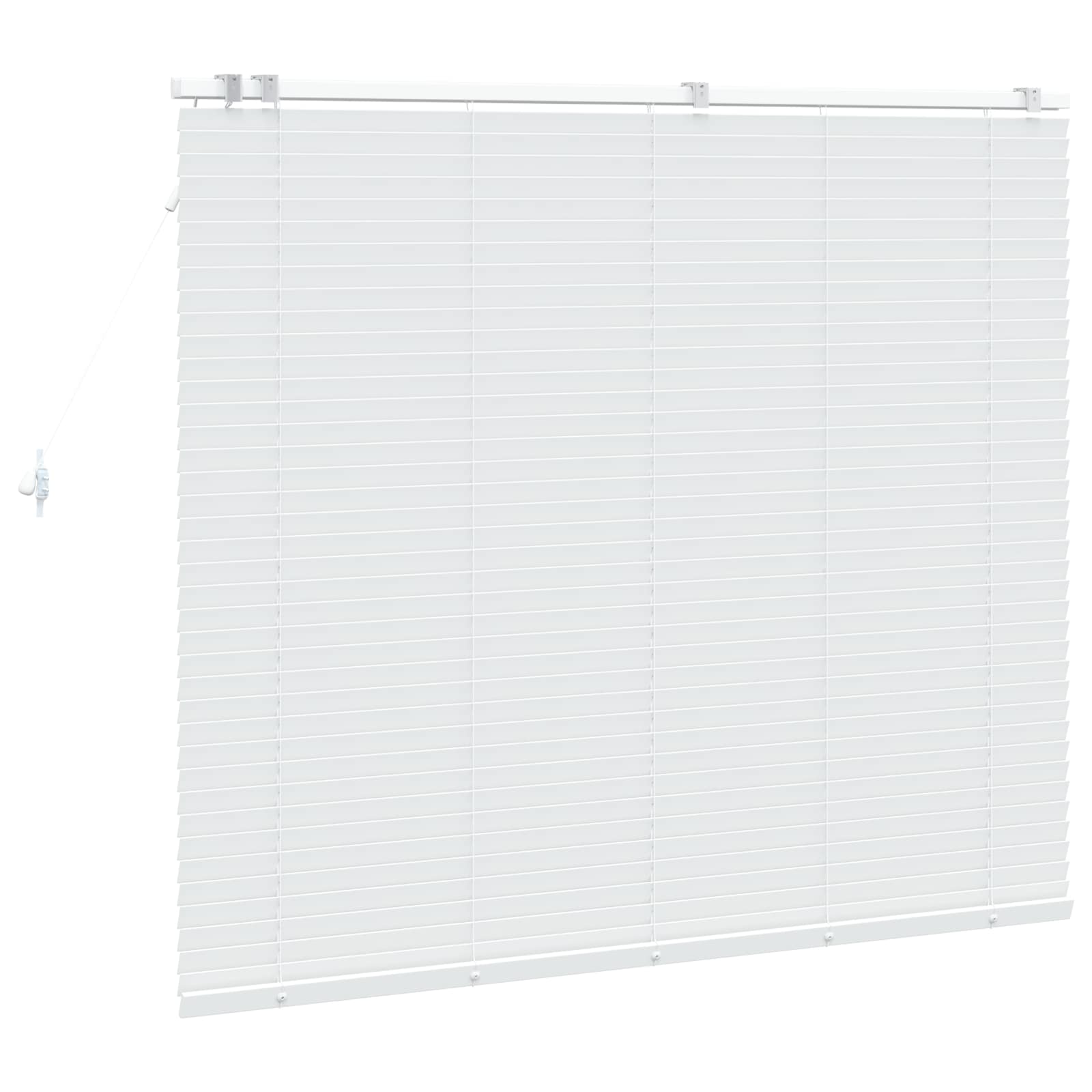 Venetiaanse jaloezie Wit 160 x 130 cm 35 mm