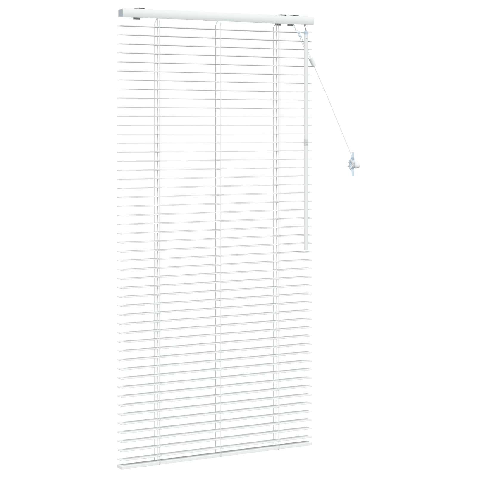 Venetiaanse jaloezie Wit 75 x 160 cm 35 mm