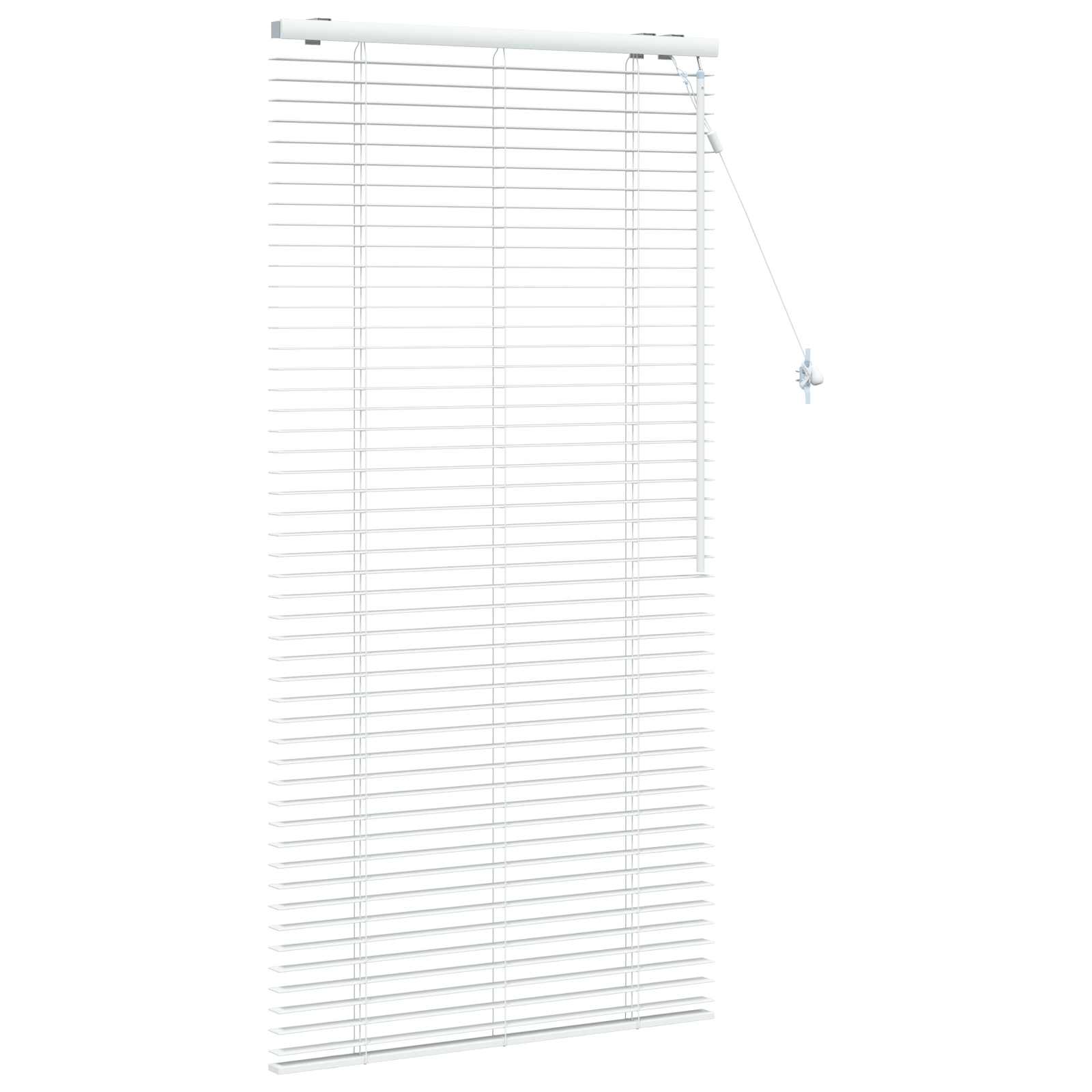 Venetiaanse jaloezie Wit 80 x 160 cm 35 mm