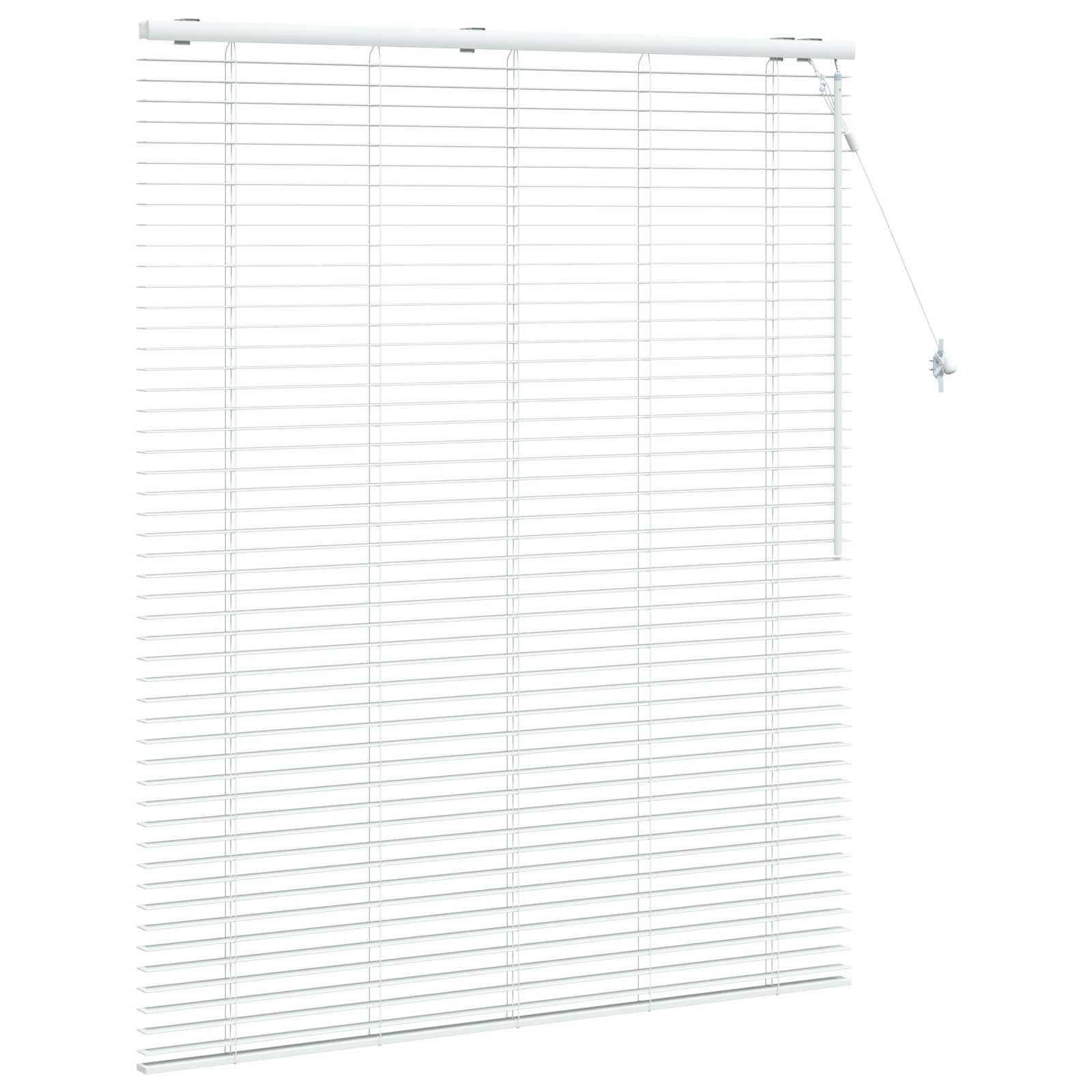 Venetiaanse jaloezie Wit 135 x 160 cm 35 mm