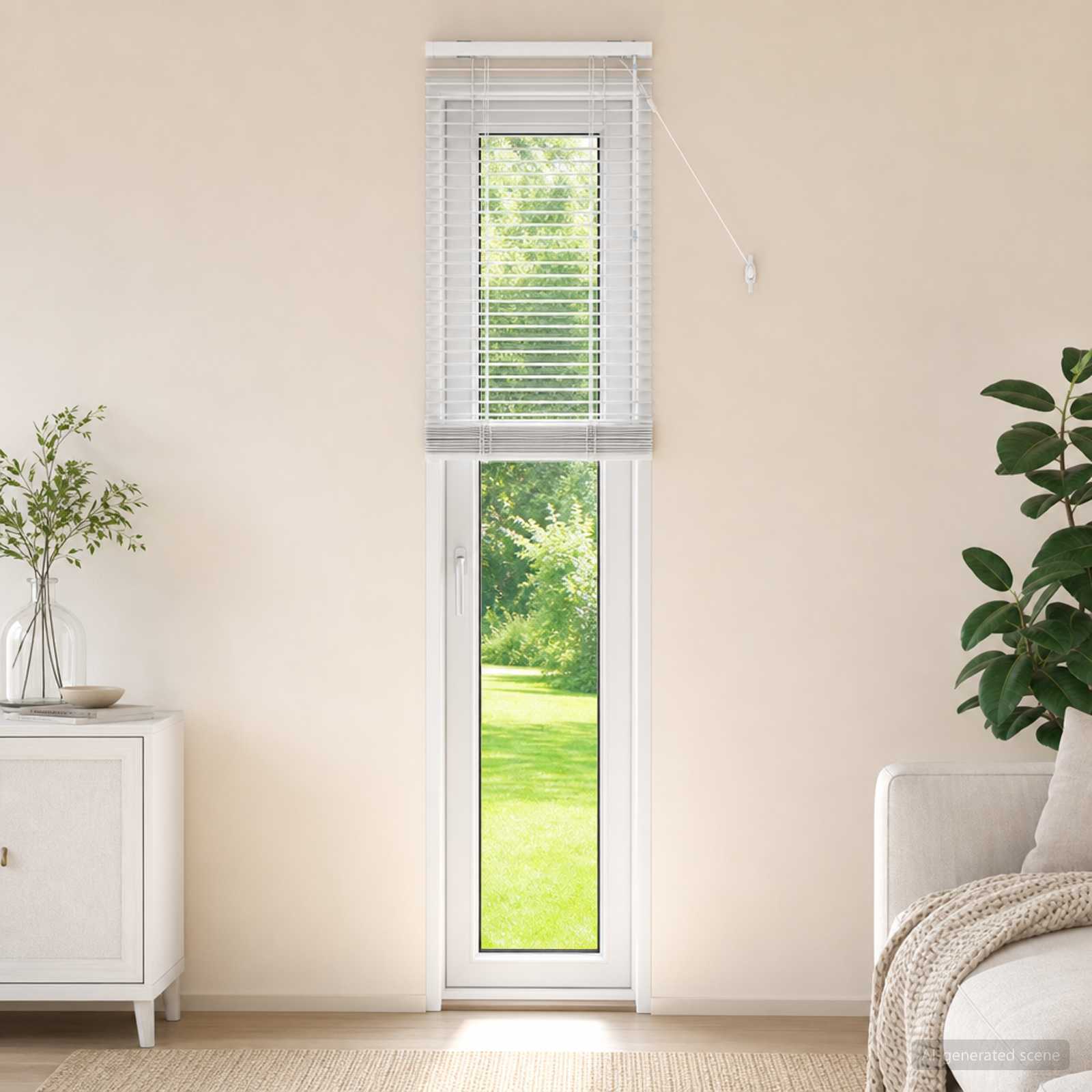 Venetiaanse jaloezie Wit 45 x 250 cm 35 mm