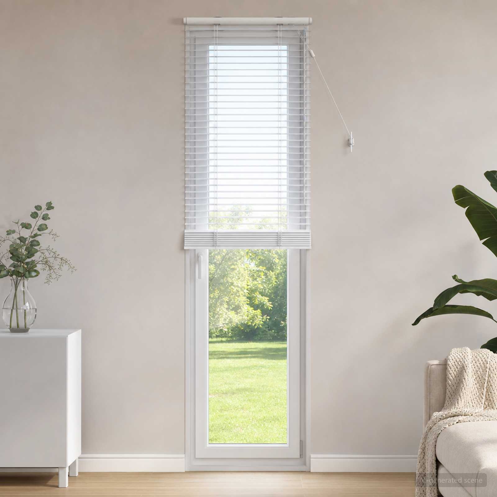 Venetiaanse jaloezie Wit 55 x 250 cm 35 mm