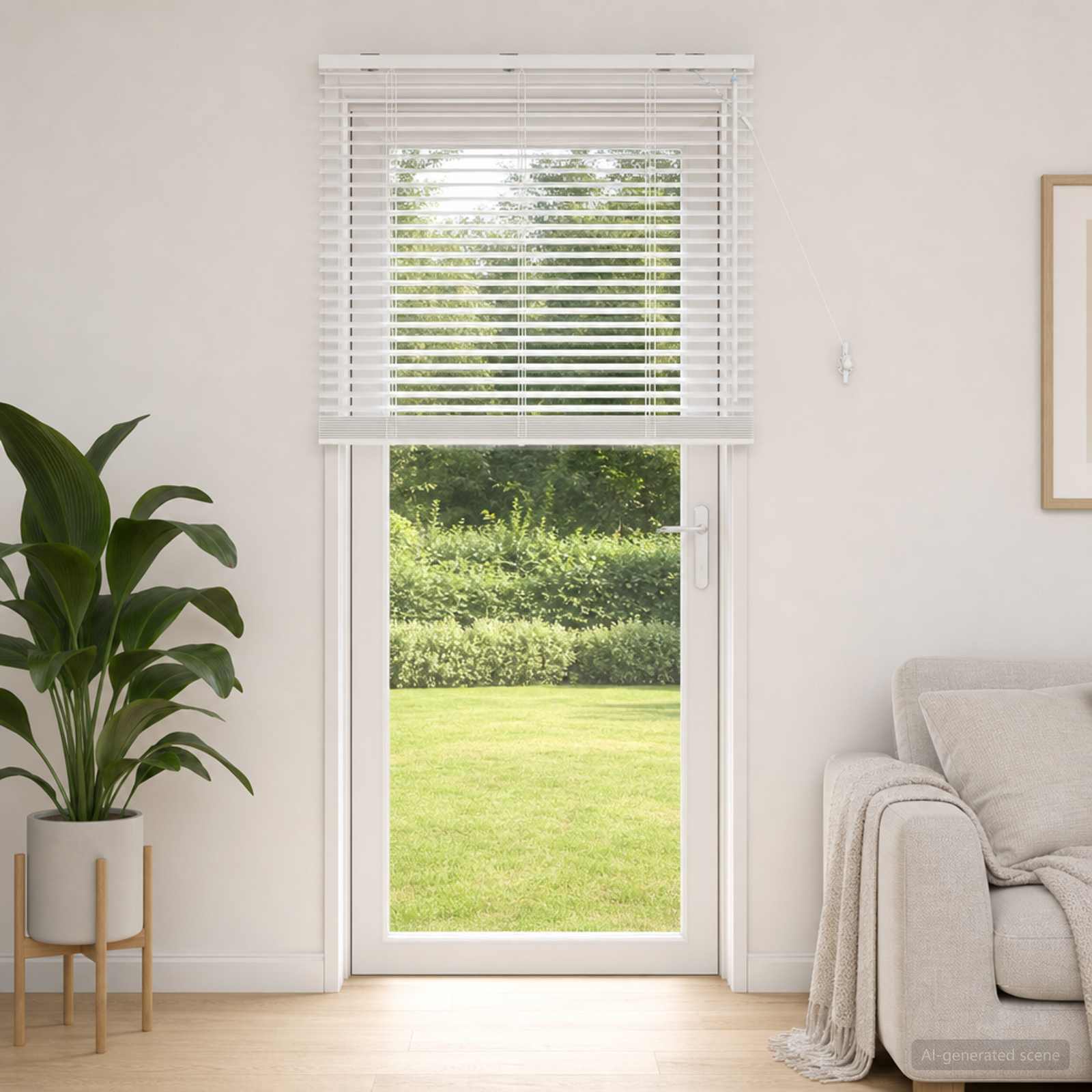 Venetiaanse jaloezie Wit 90 x 250 cm 35 mm