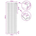 Venetiaanse jaloezie Wit 80 x 250 cm 35 mm