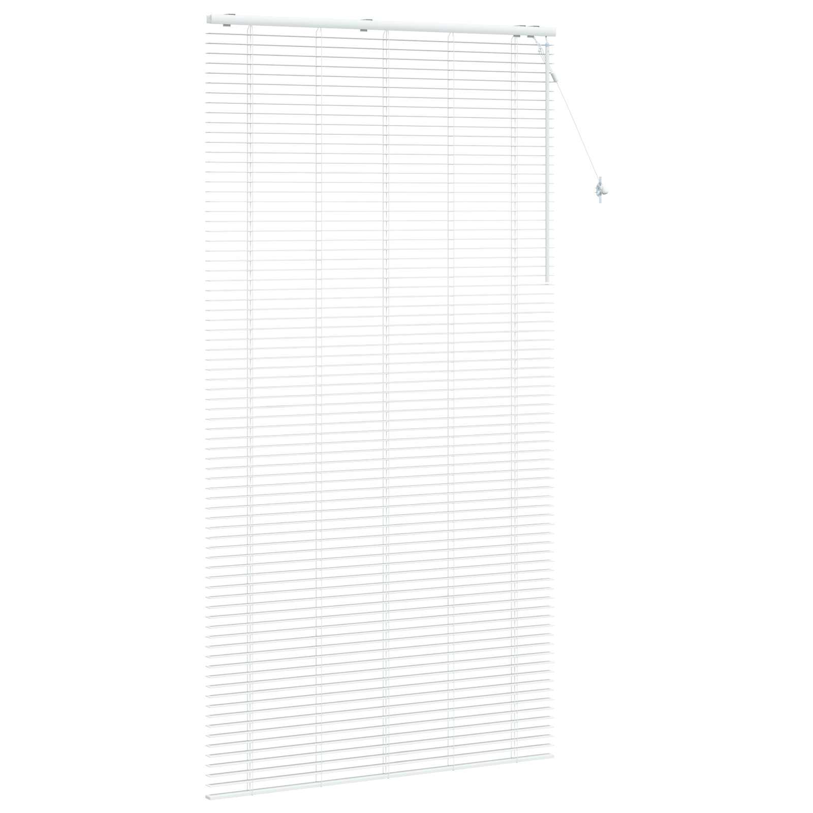 Venetiaanse jaloezie Wit 140 x 250 cm 35 mm