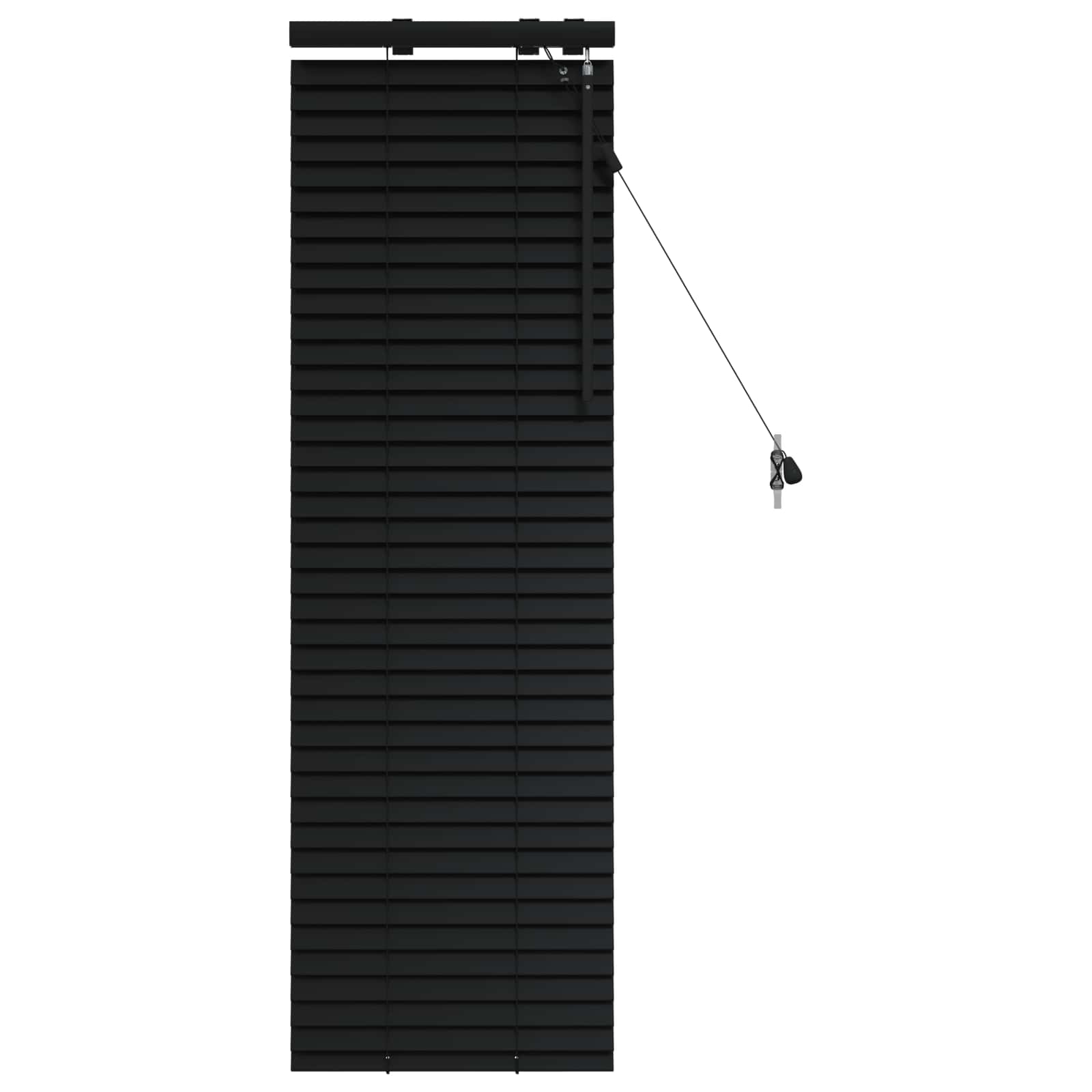 Venetiaanse jaloezie Zwart 45 x 130 cm 35 mm
