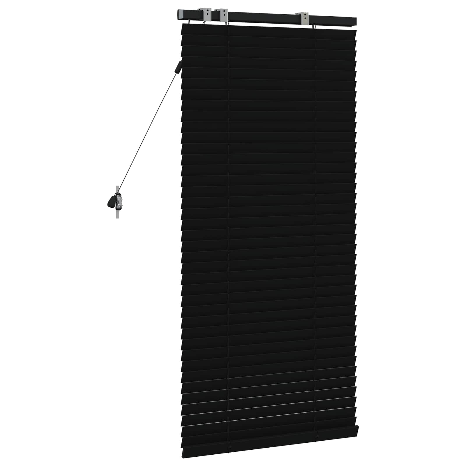 Venetiaanse jaloezie Zwart 55 x 130 cm 35 mm
