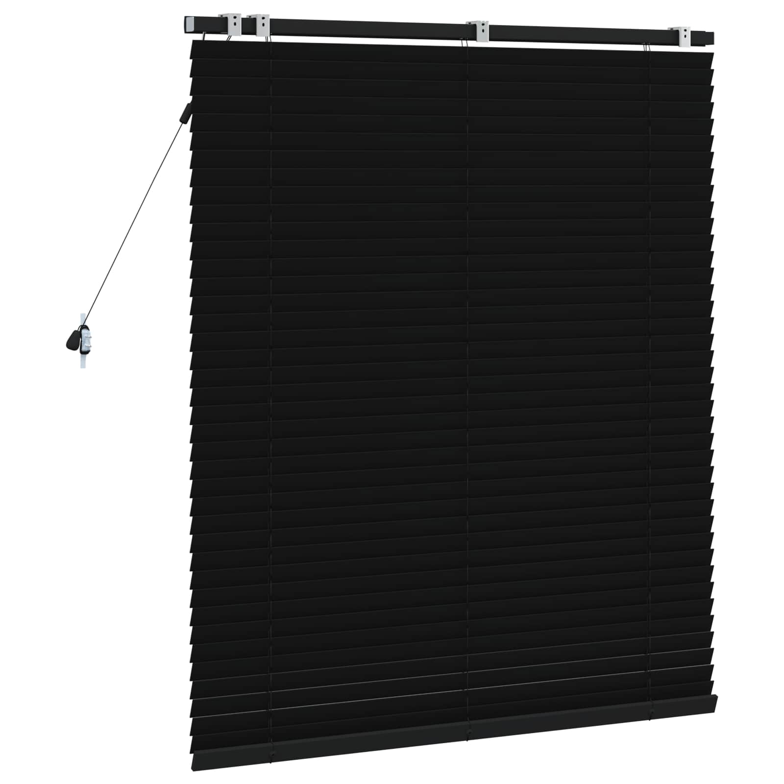 Venetiaanse jaloezie Zwart 115 x 130 cm 35 mm