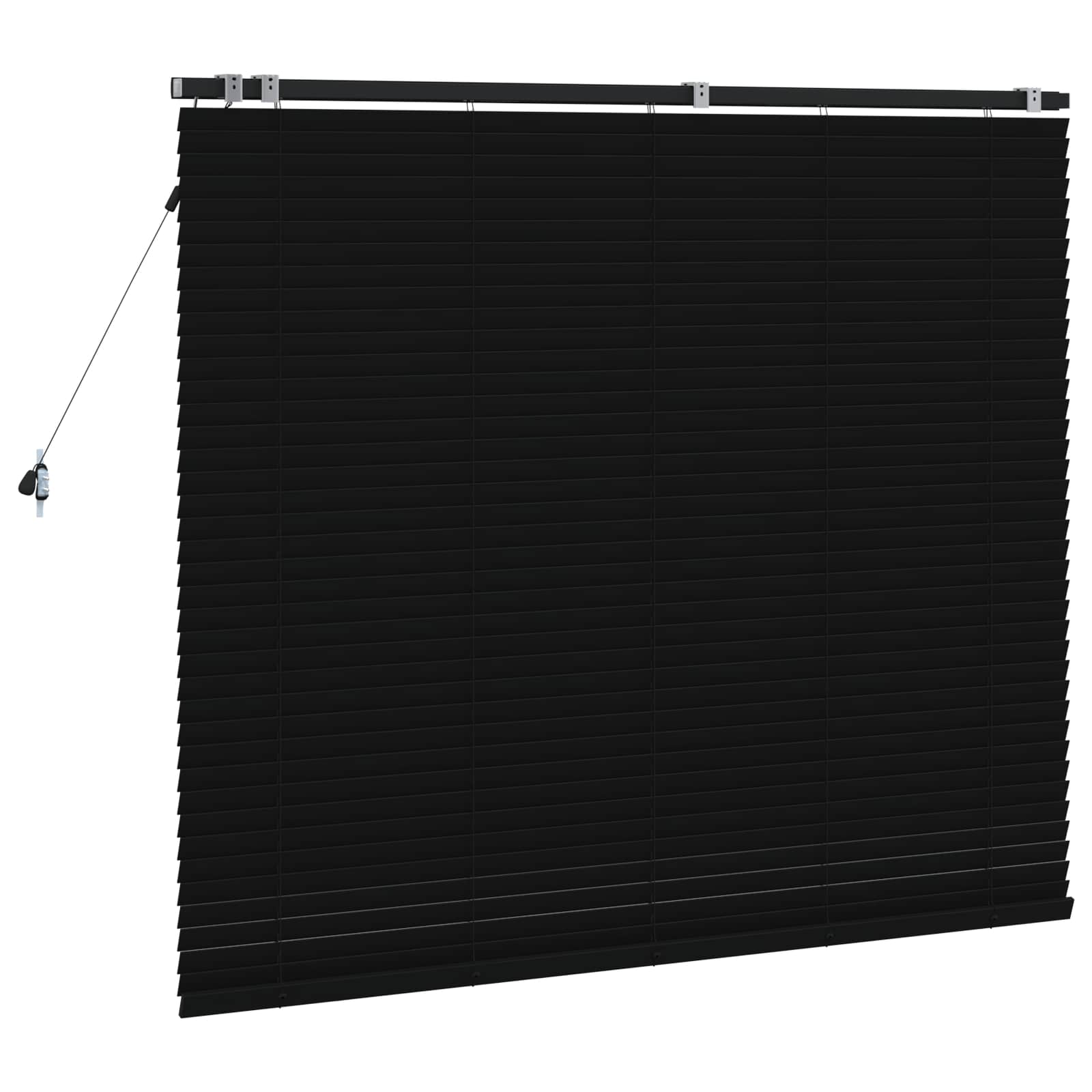 Venetiaanse jaloezie Zwart 140 x 130 cm 35 mm