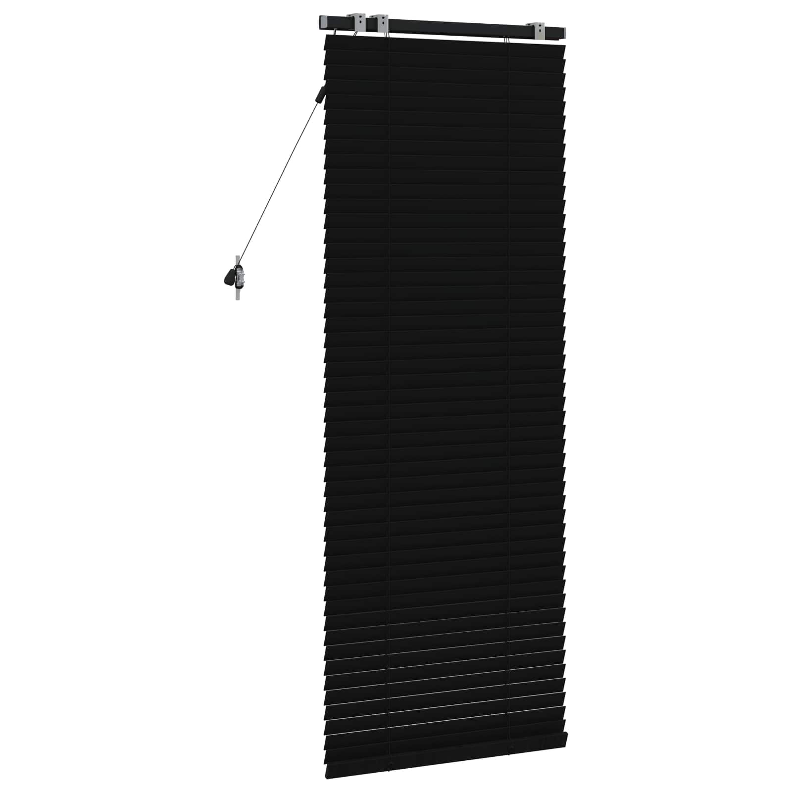 Venetiaanse jaloezie Zwart 55 x 160 cm 35 mm