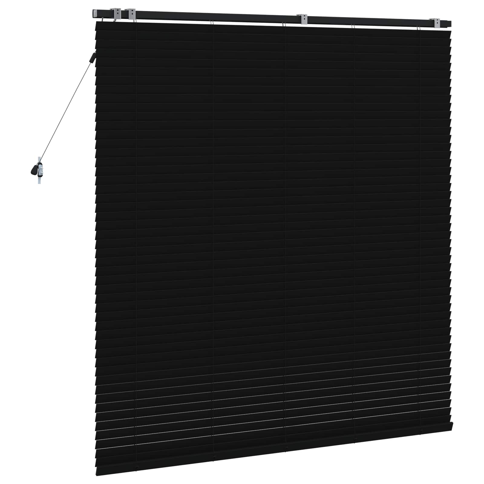 Venetiaanse jaloezie Zwart 155 x 160 cm 35 mm