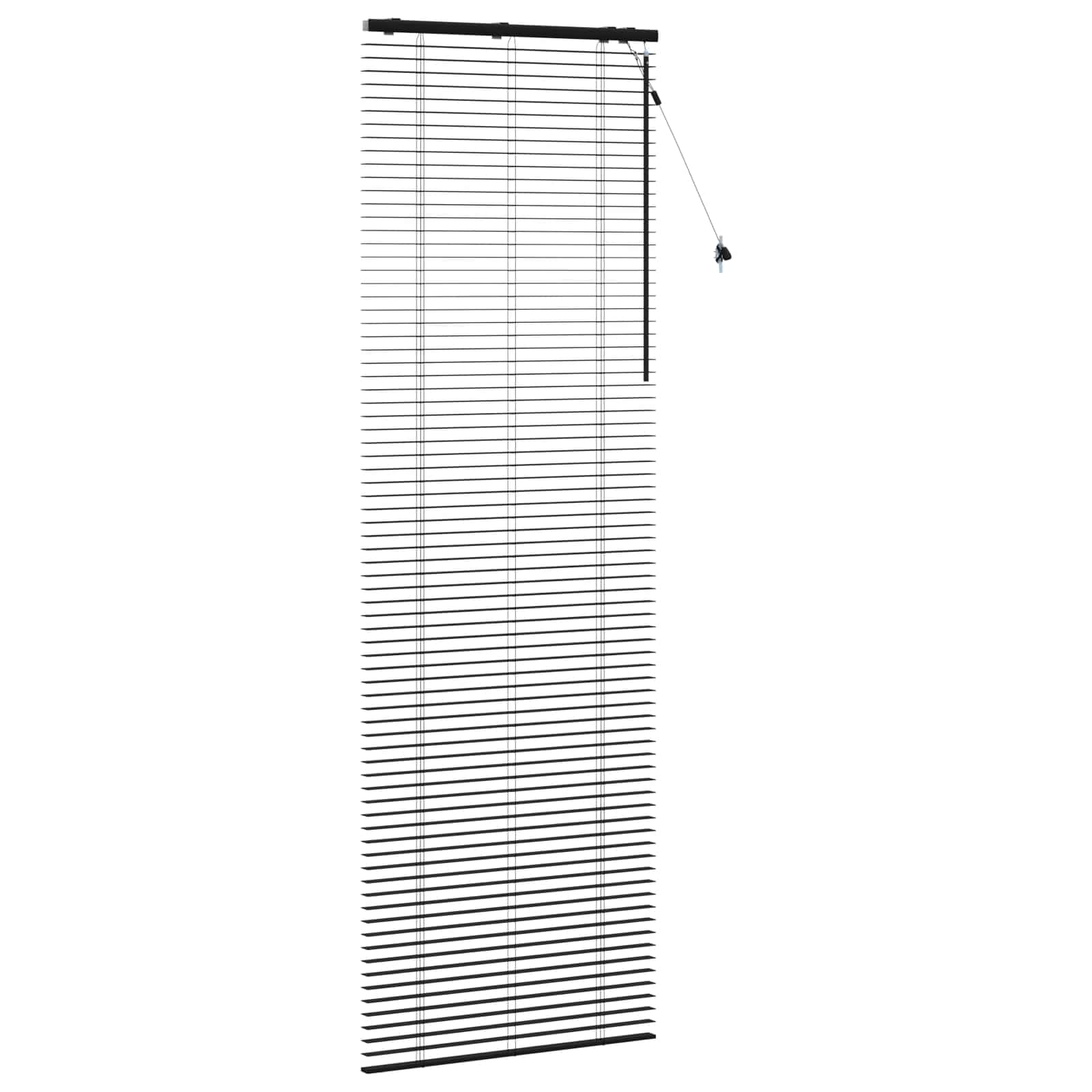 Venetiaanse jaloezie Zwart 95 x 250 cm 35 mm