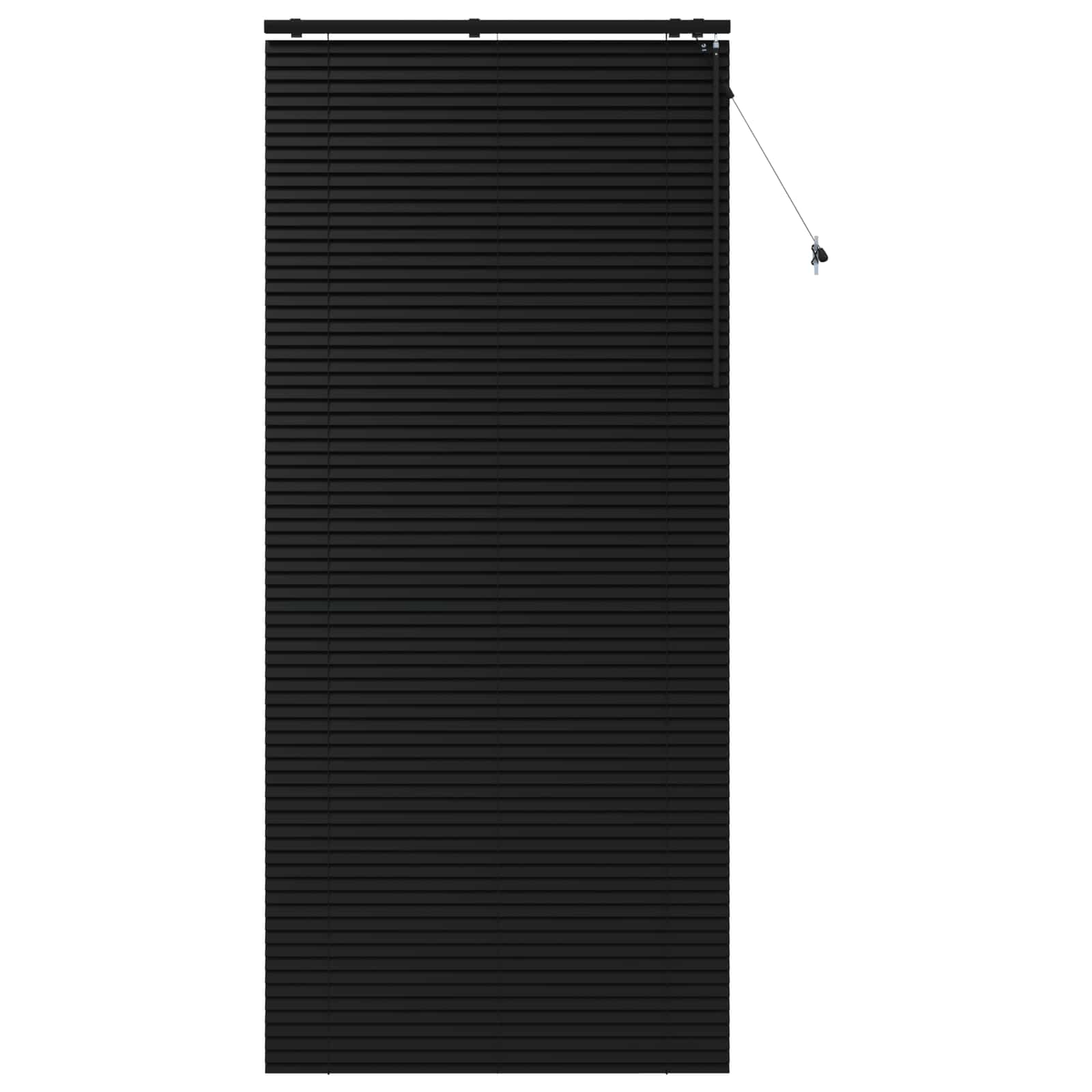 Venetiaanse jaloezie Zwart 105 x 250 cm 35 mm