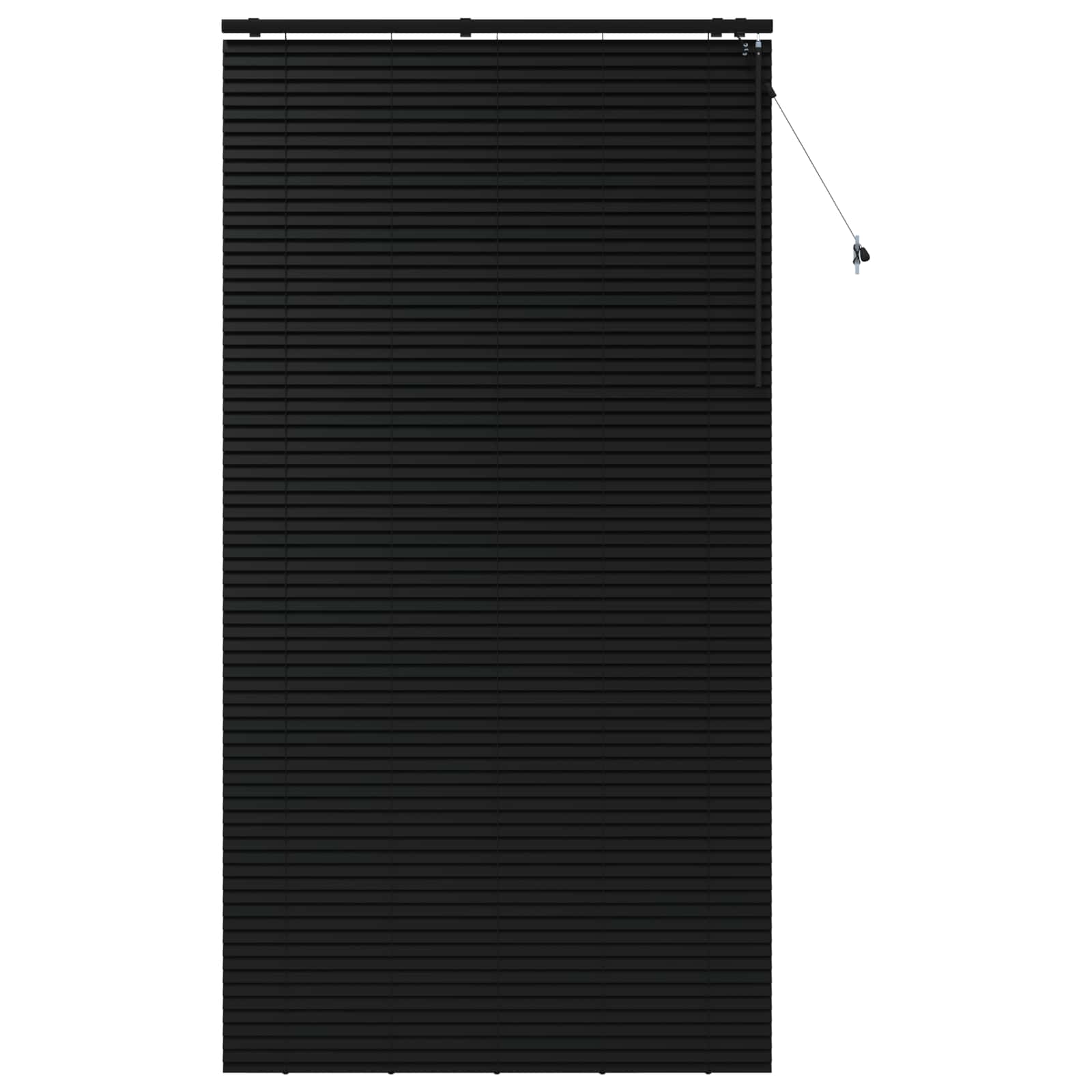 Venetiaanse jaloezie Zwart 135 x 250 cm 35 mm
