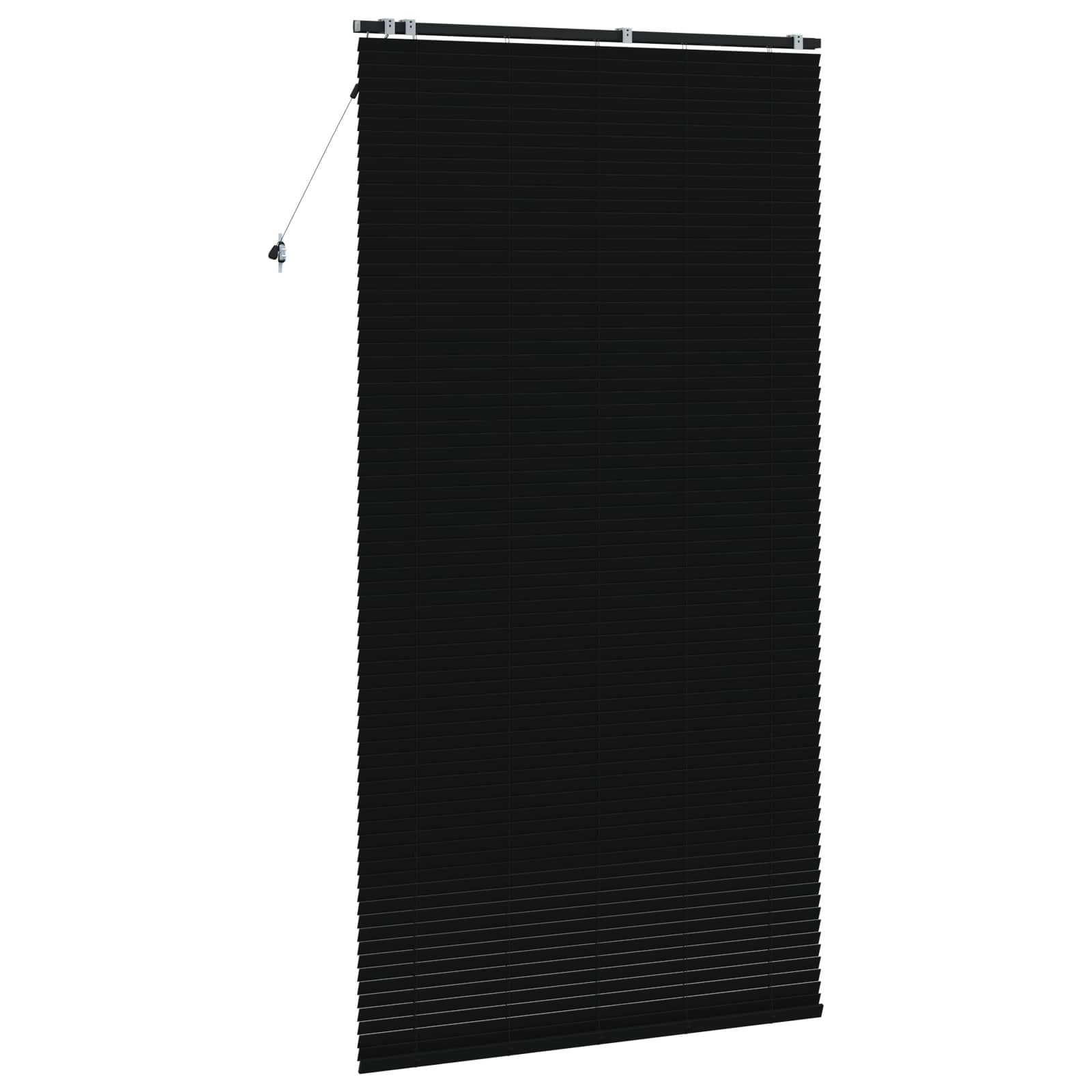 Venetiaanse jaloezie Zwart 140 x 250 cm 35 mm