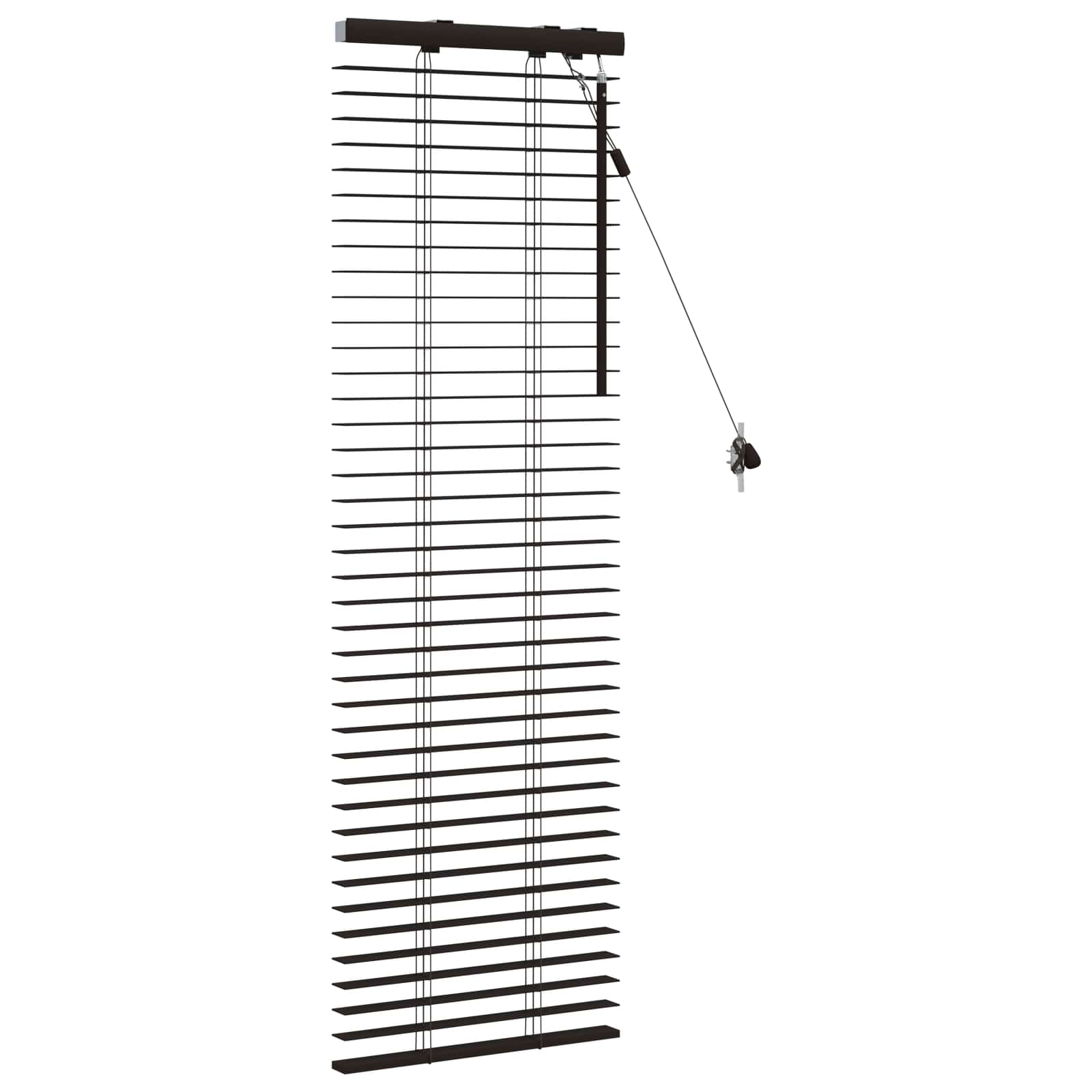 Venetiaanse jaloezie Donkerbruin 45 x 130 cm 35 mm