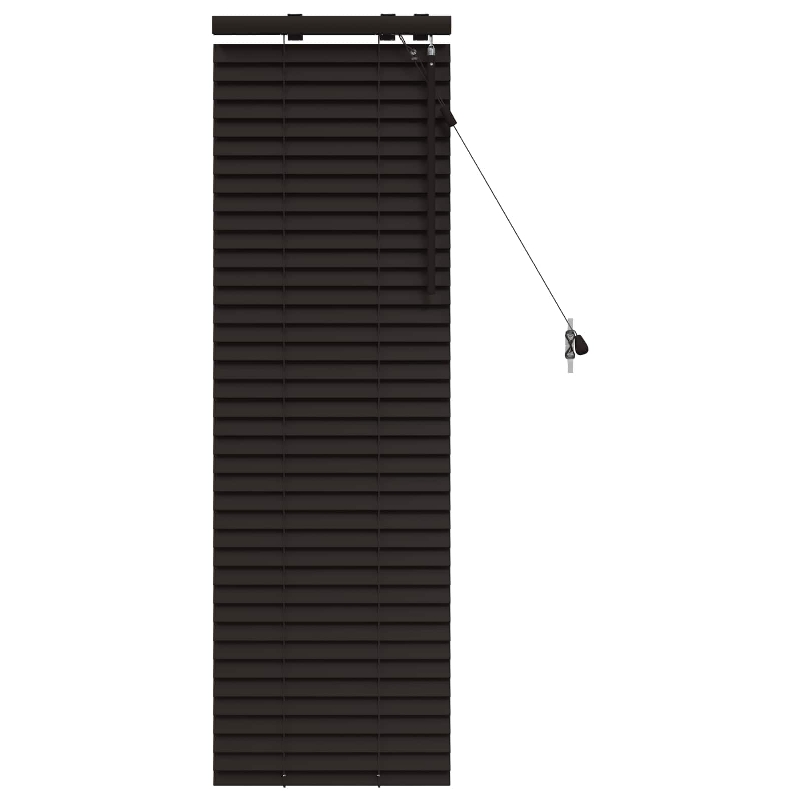 Venetiaanse jaloezie Donkerbruin 45 x 130 cm 35 mm