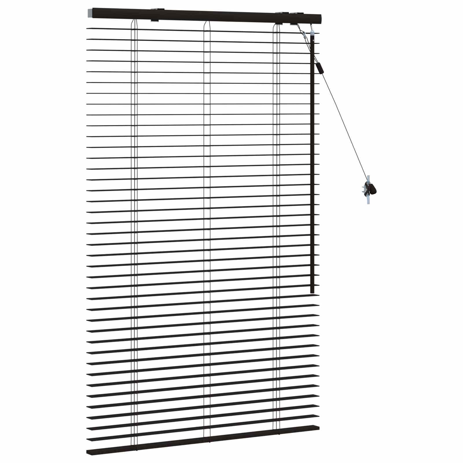 Venetiaanse jaloezie Donkerbruin 80 x 130 cm 35 mm