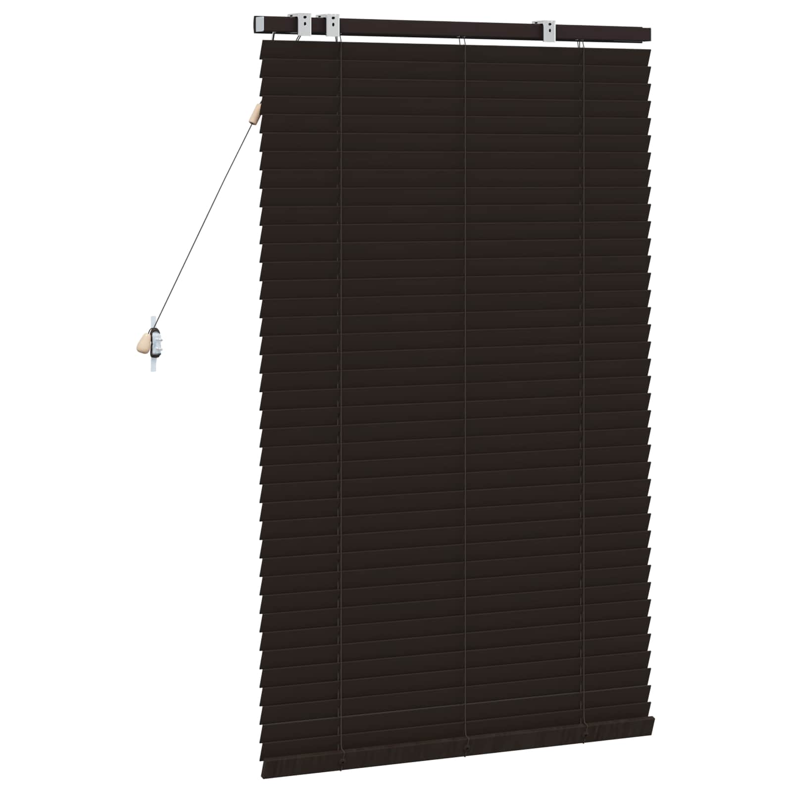 Venetiaanse jaloezie Donkerbruin 80 x 130 cm 35 mm