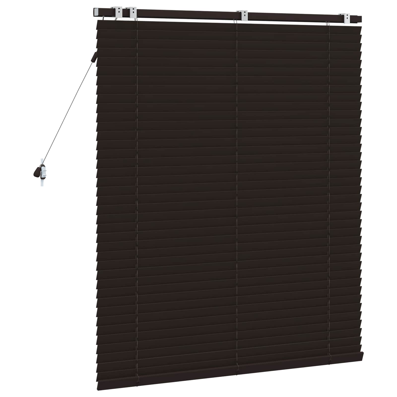 Venetiaanse jaloezie Donkerbruin 100 x 130 cm 35 mm