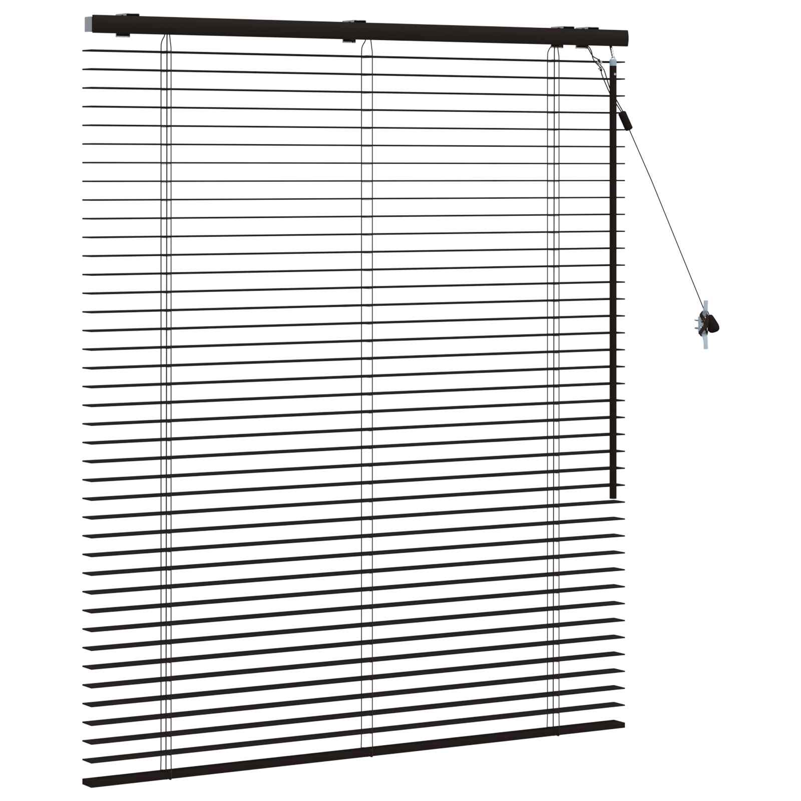 Venetiaanse jaloezie Donkerbruin 115 x 130 cm 35 mm