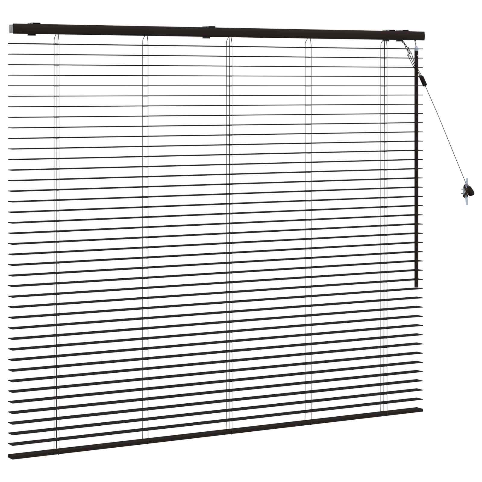 Venetiaanse jaloezie Donkerbruin 145 x 130 cm 35 mm