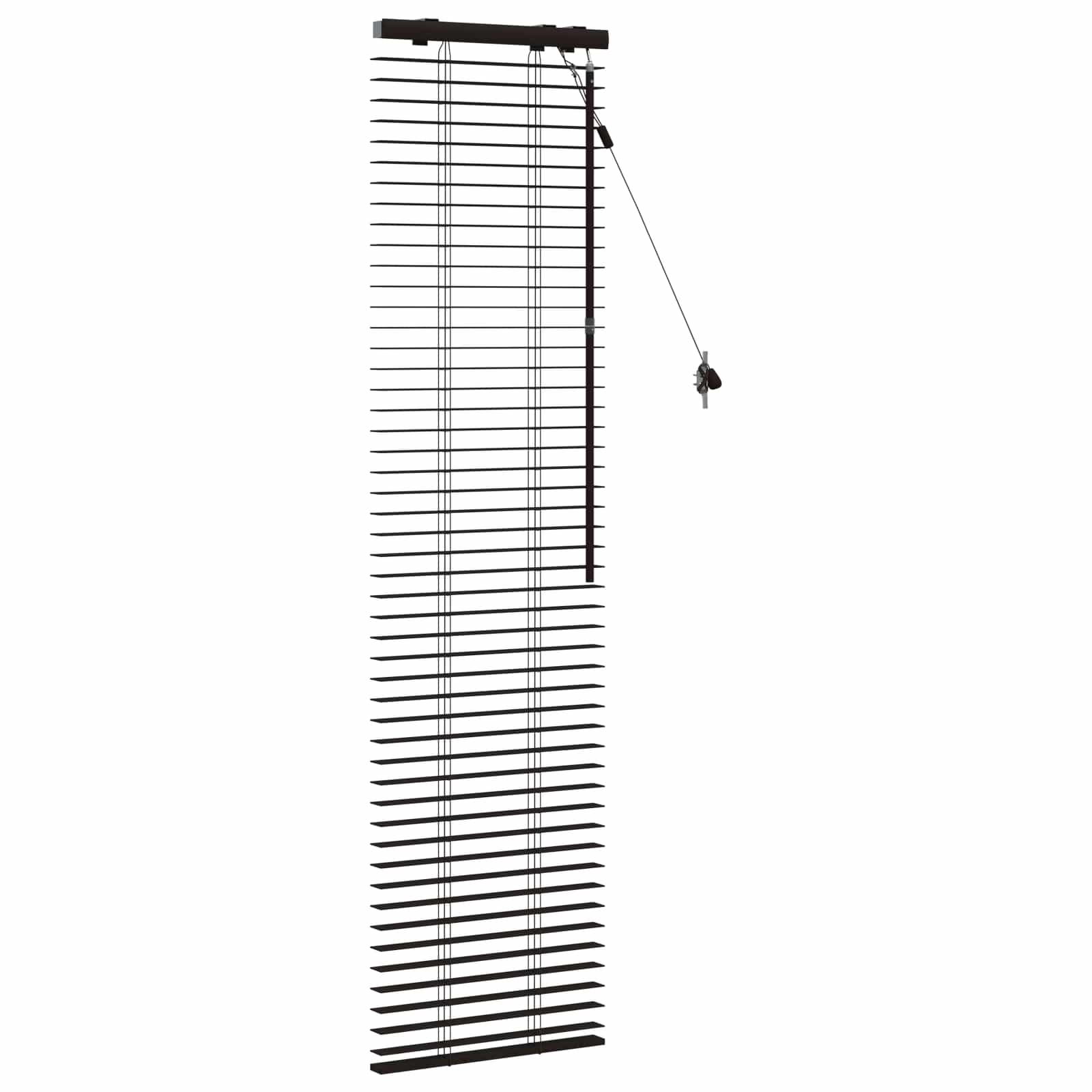 Venetiaanse jaloezie Donkerbruin 50 x 160 cm 35 mm