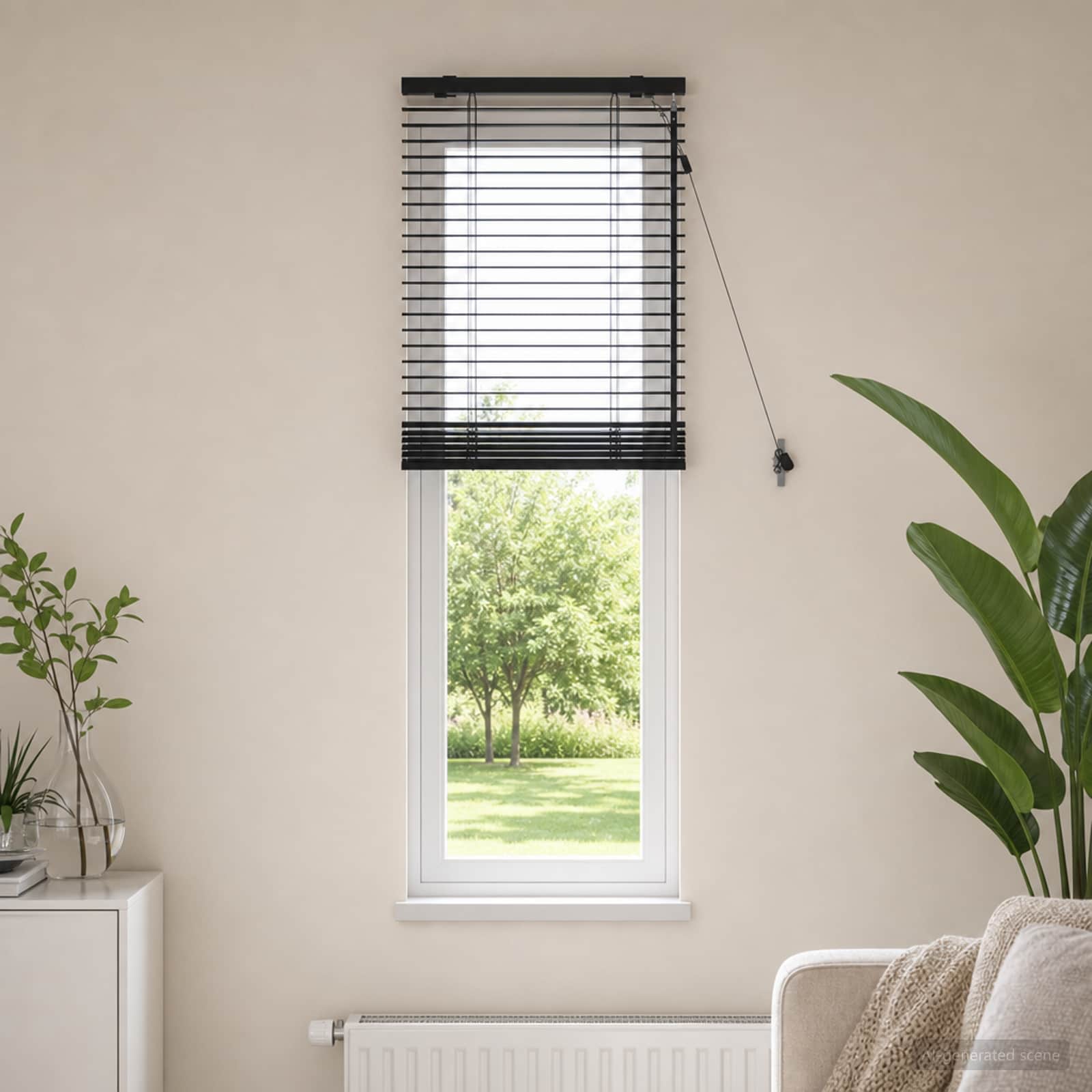 Venetiaanse jaloezie Donkerbruin 55 x 160 cm 35 mm