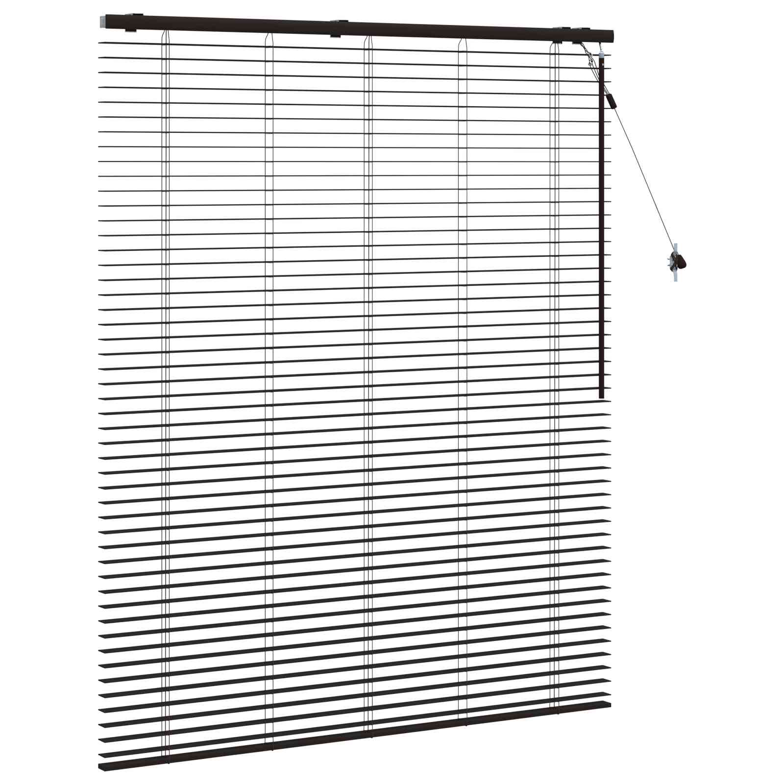 Venetiaanse jaloezie Donkerbruin 125 x 160 cm 35 mm