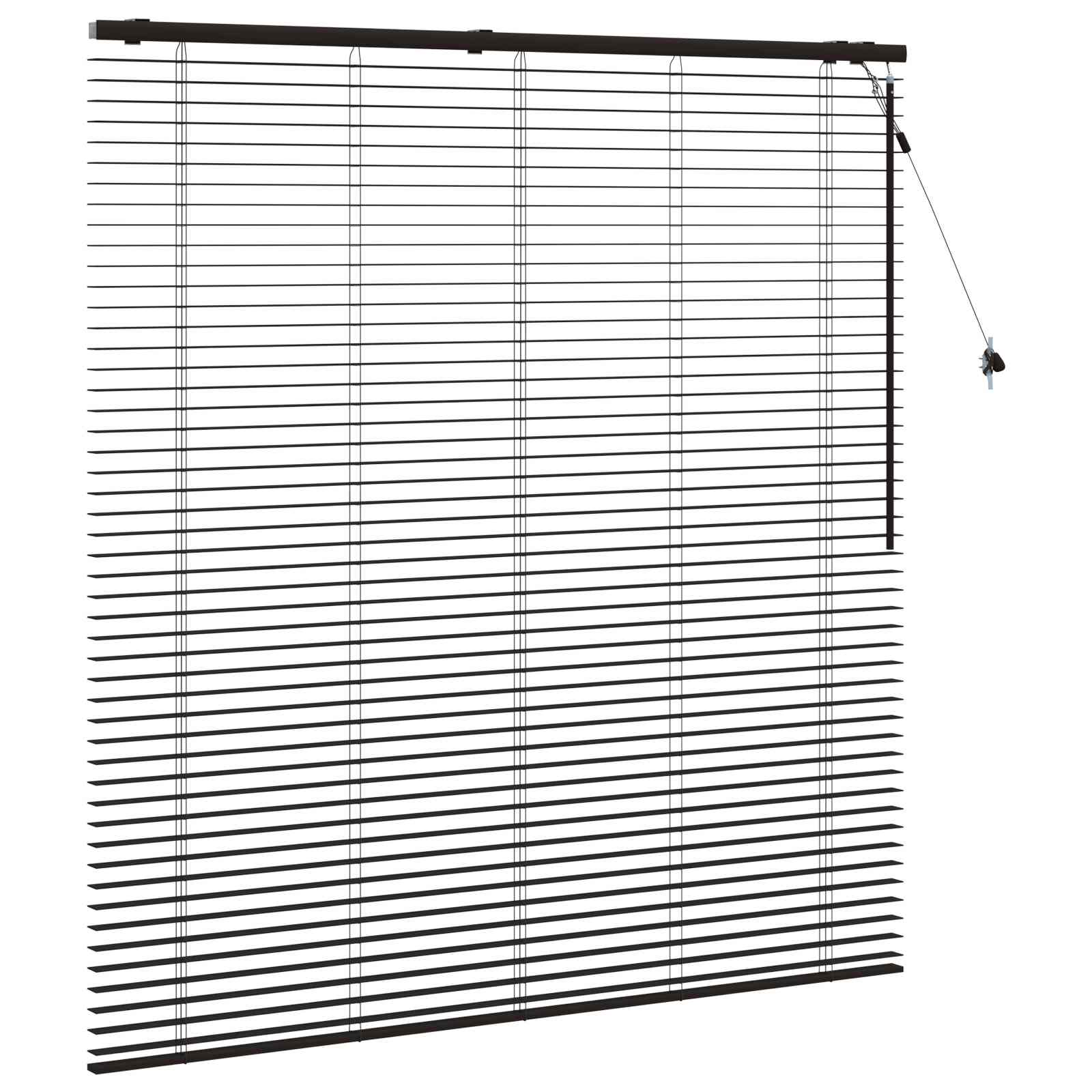 Venetiaanse jaloezie Donkerbruin 155 x 160 cm 35 mm