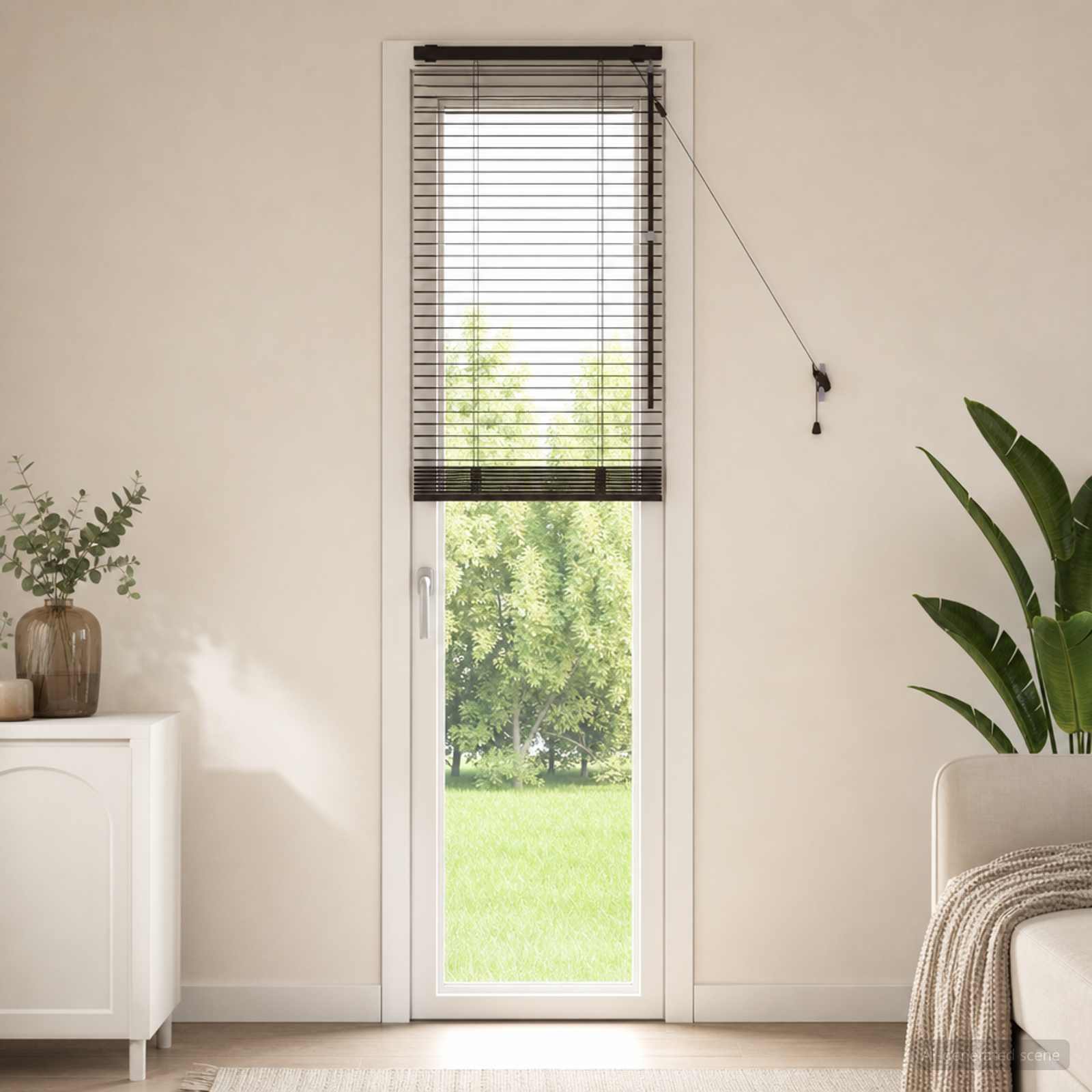 Venetiaanse jaloezie Donkerbruin 45 x 250 cm 35 mm