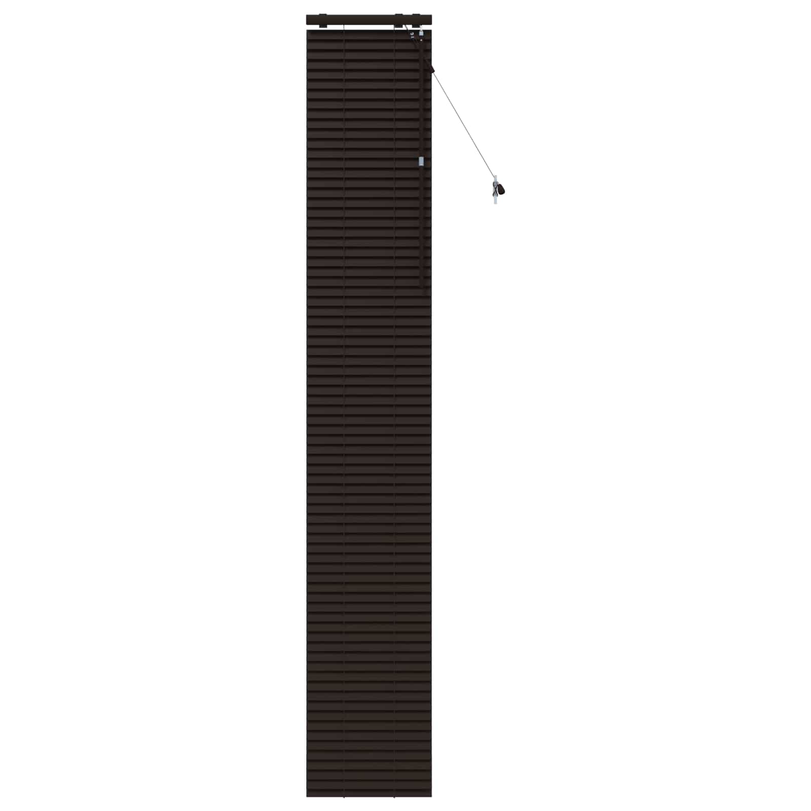 Venetiaanse jaloezie Donkerbruin 45 x 250 cm 35 mm