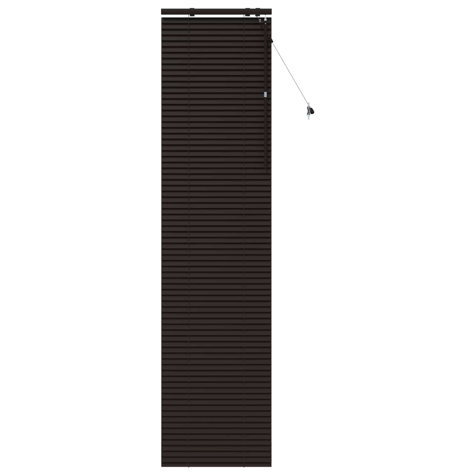 Venetiaanse jaloezie Donkerbruin 55 x 250 cm 35 mm