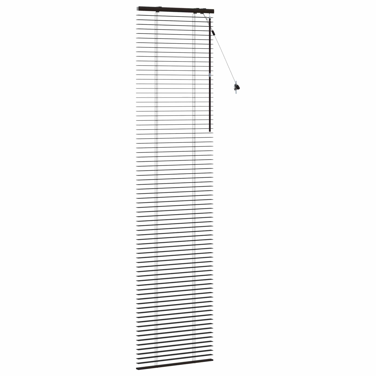 Venetiaanse jaloezie Donkerbruin 65 x 250 cm 35 mm
