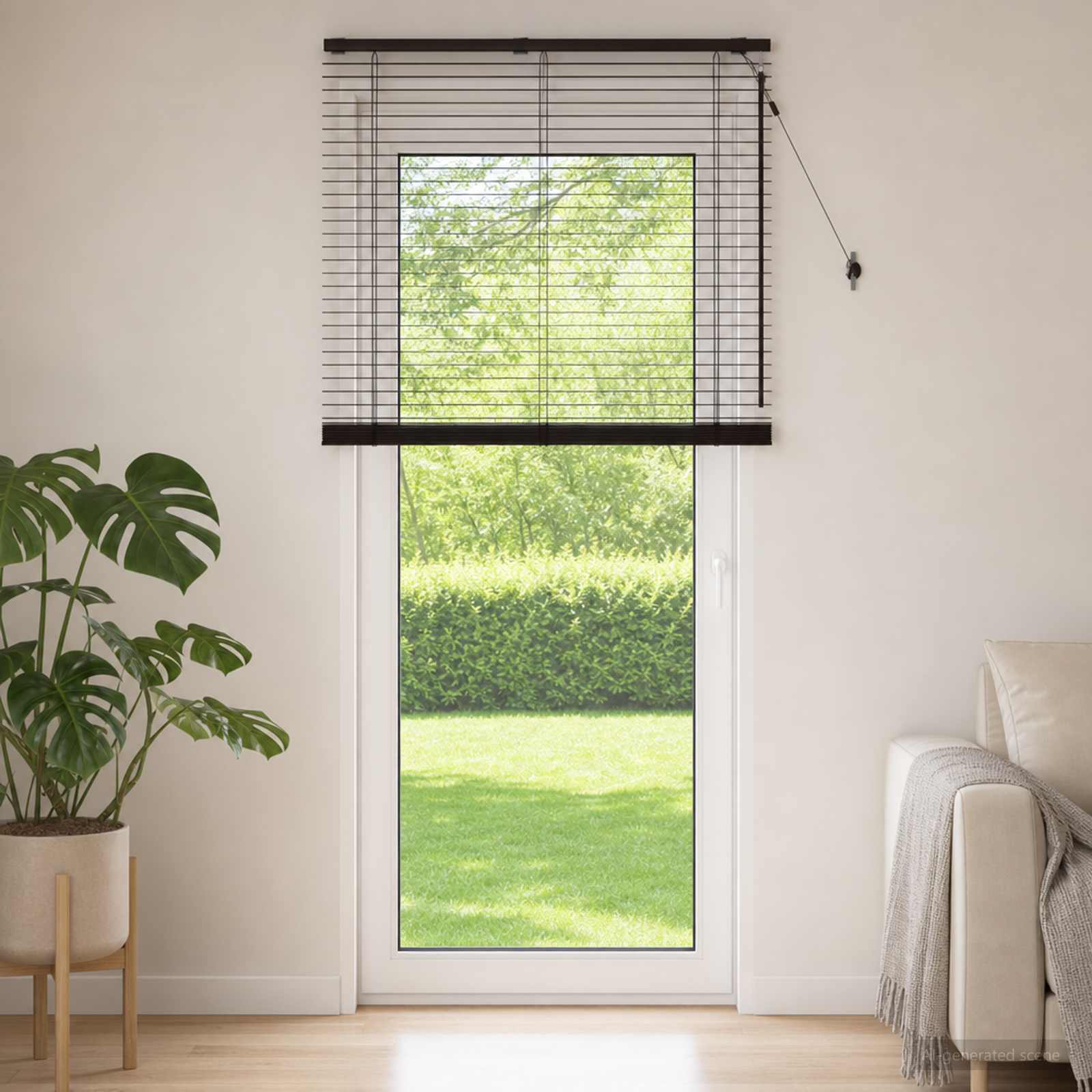 Venetiaanse jaloezie Donkerbruin 100 x 250 cm 35 mm