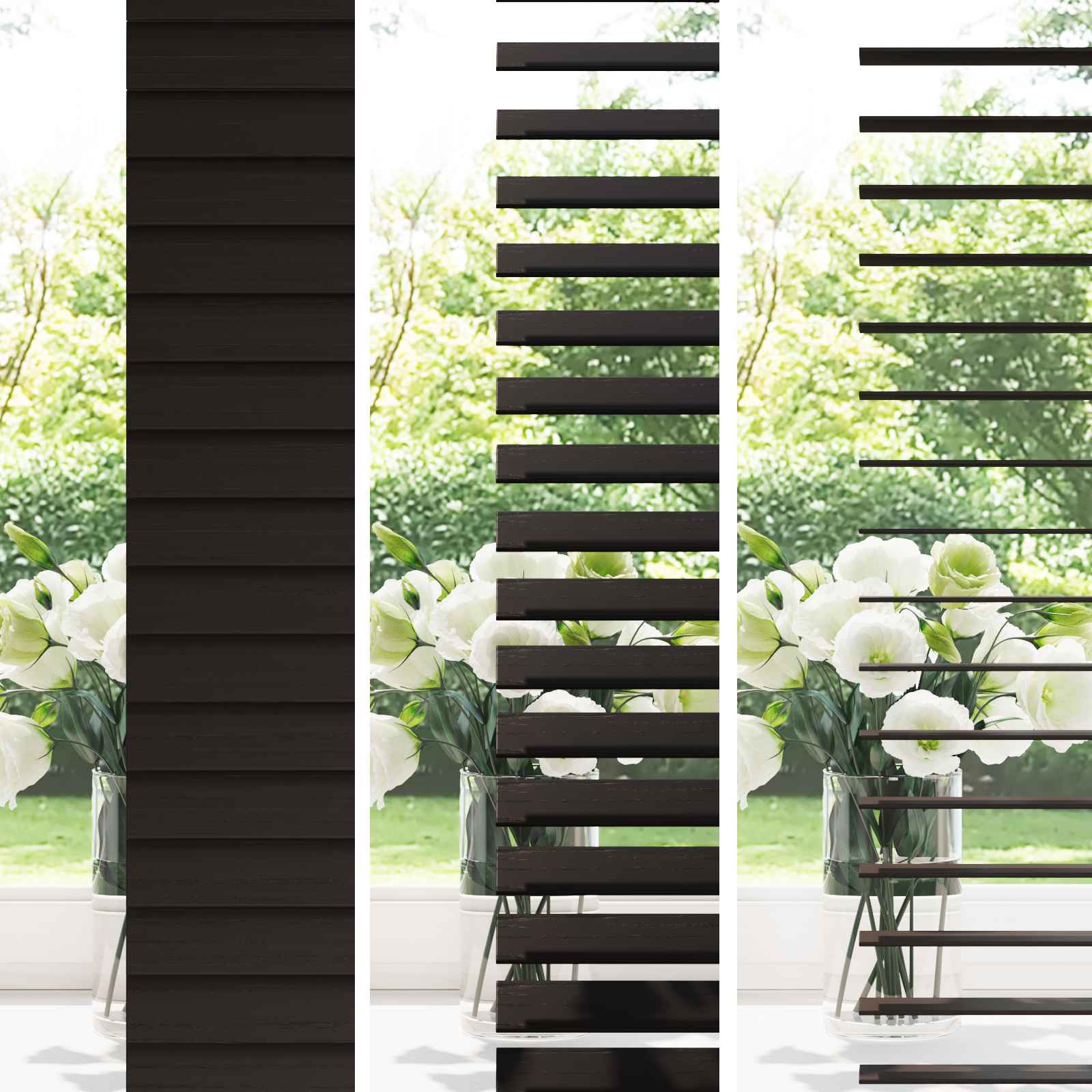 Venetiaanse jaloezie Donkerbruin 110 x 250 cm 35 mm