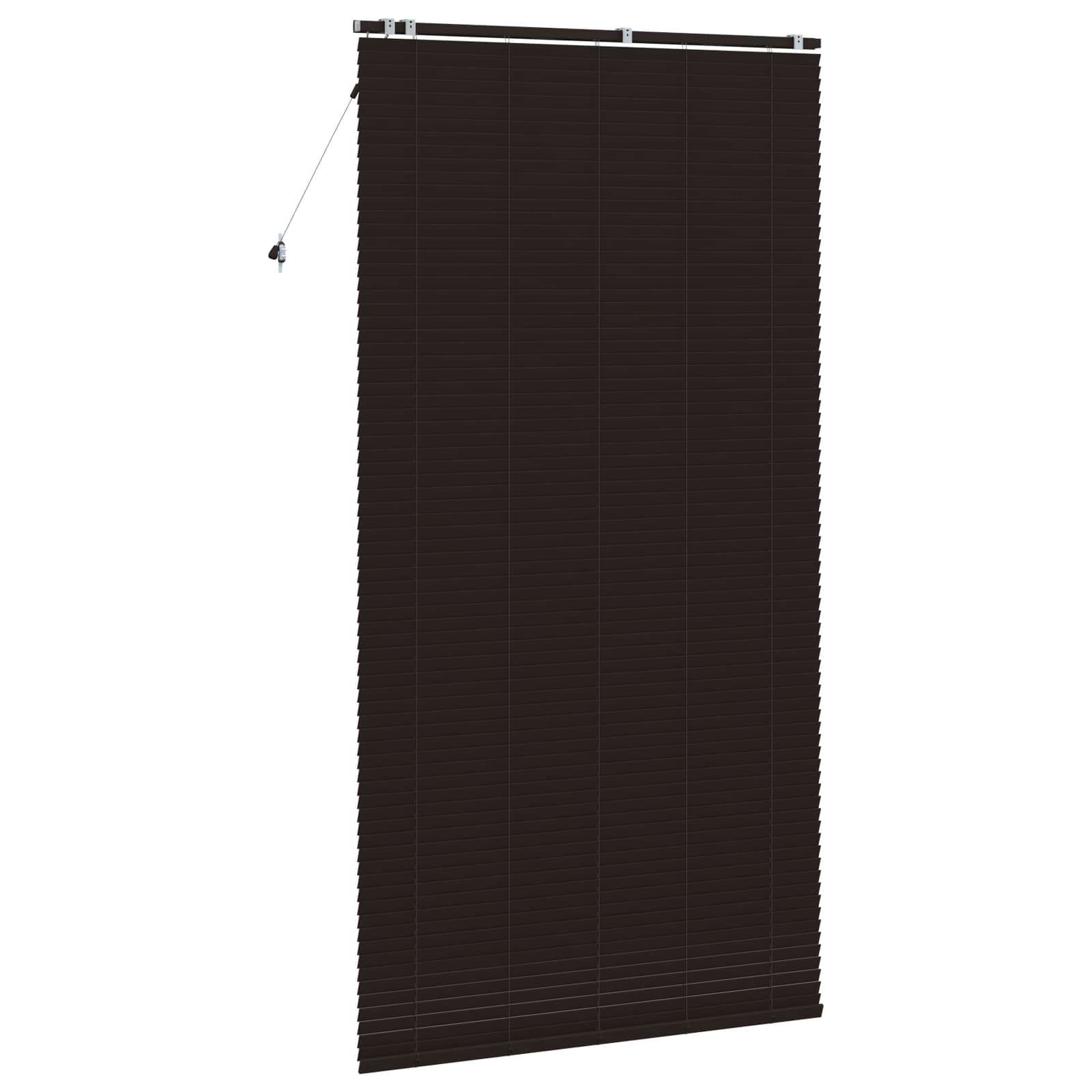 Venetiaanse jaloezie Donkerbruin 125 x 250 cm 35 mm